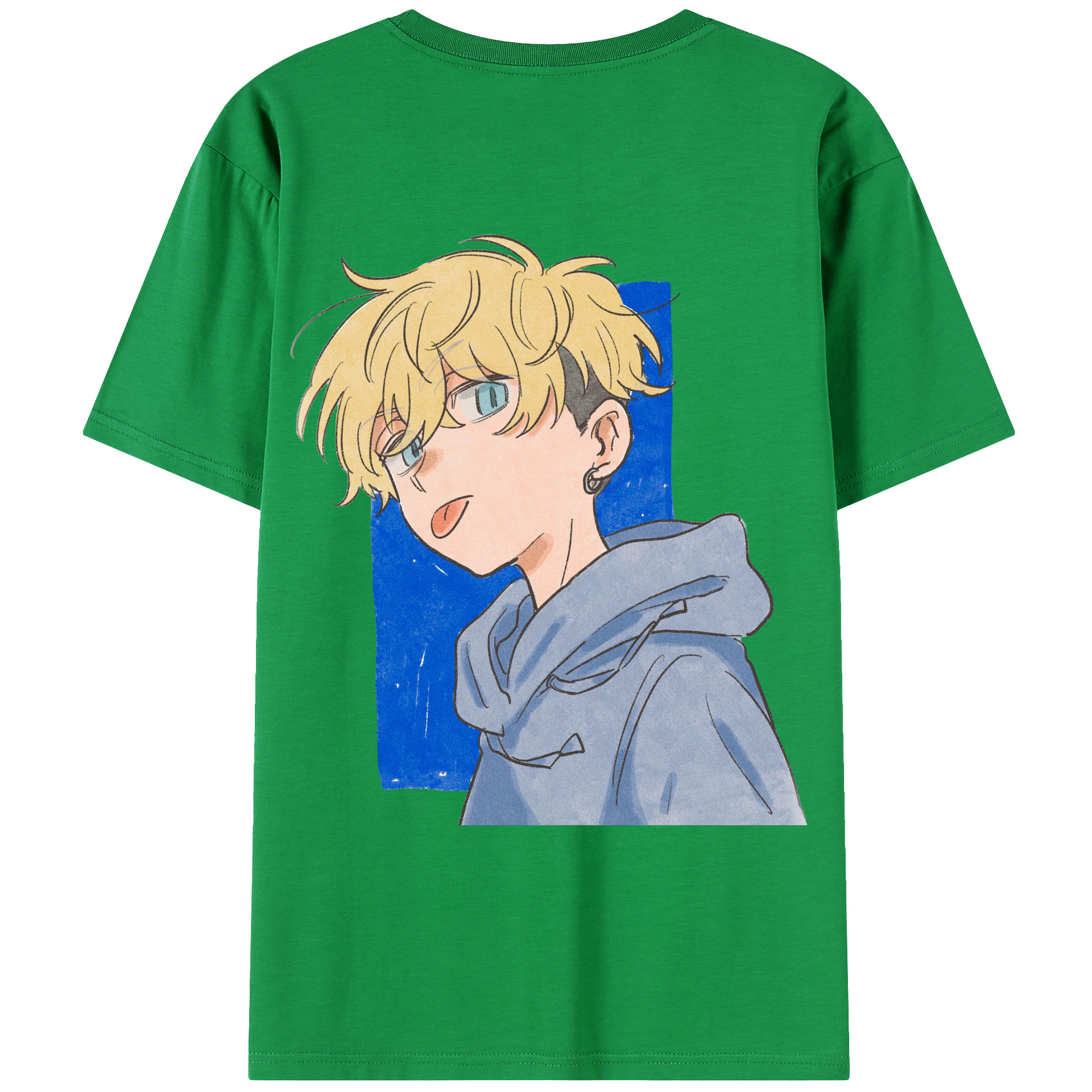 （画像用） 東京リベンジャーズ Tokyo Revengers 綿100％ メンズ半袖Tシャツ（バックプリント） 通気性