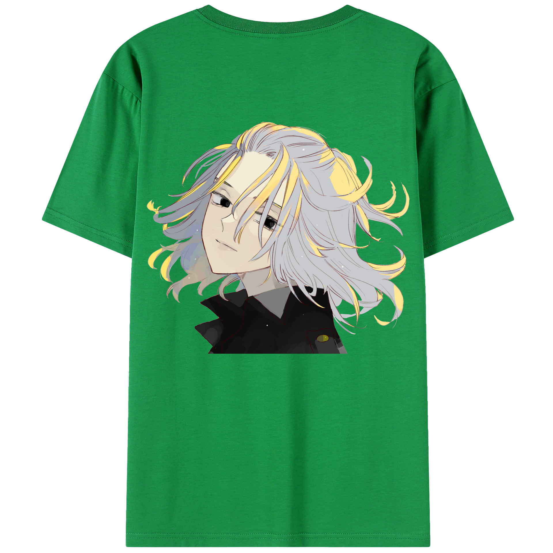 （画像用） 東京リベンジャーズ Tokyo Revengers 綿100％ メンズ半袖Tシャツ（バックプリント） 通気性