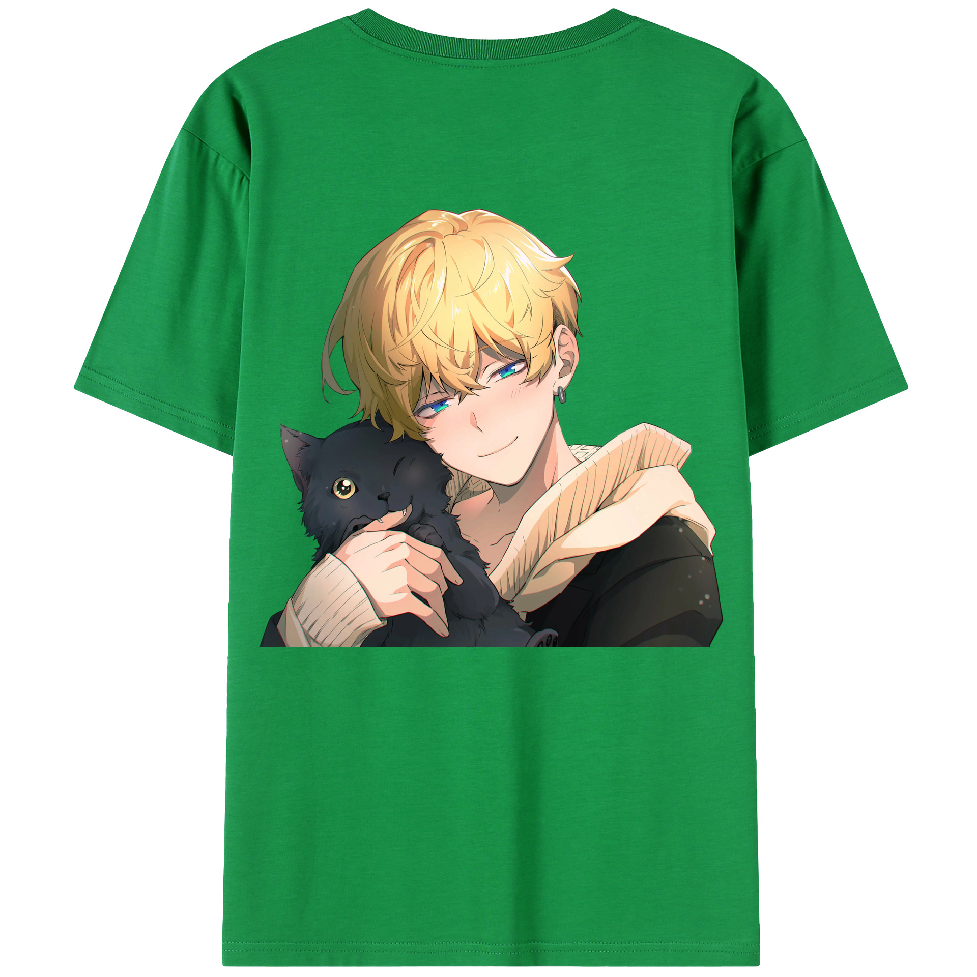 （画像用） 東京リベンジャーズ Tokyo Revengers 綿100％ メンズ半袖Tシャツ（バックプリント） 通気性
