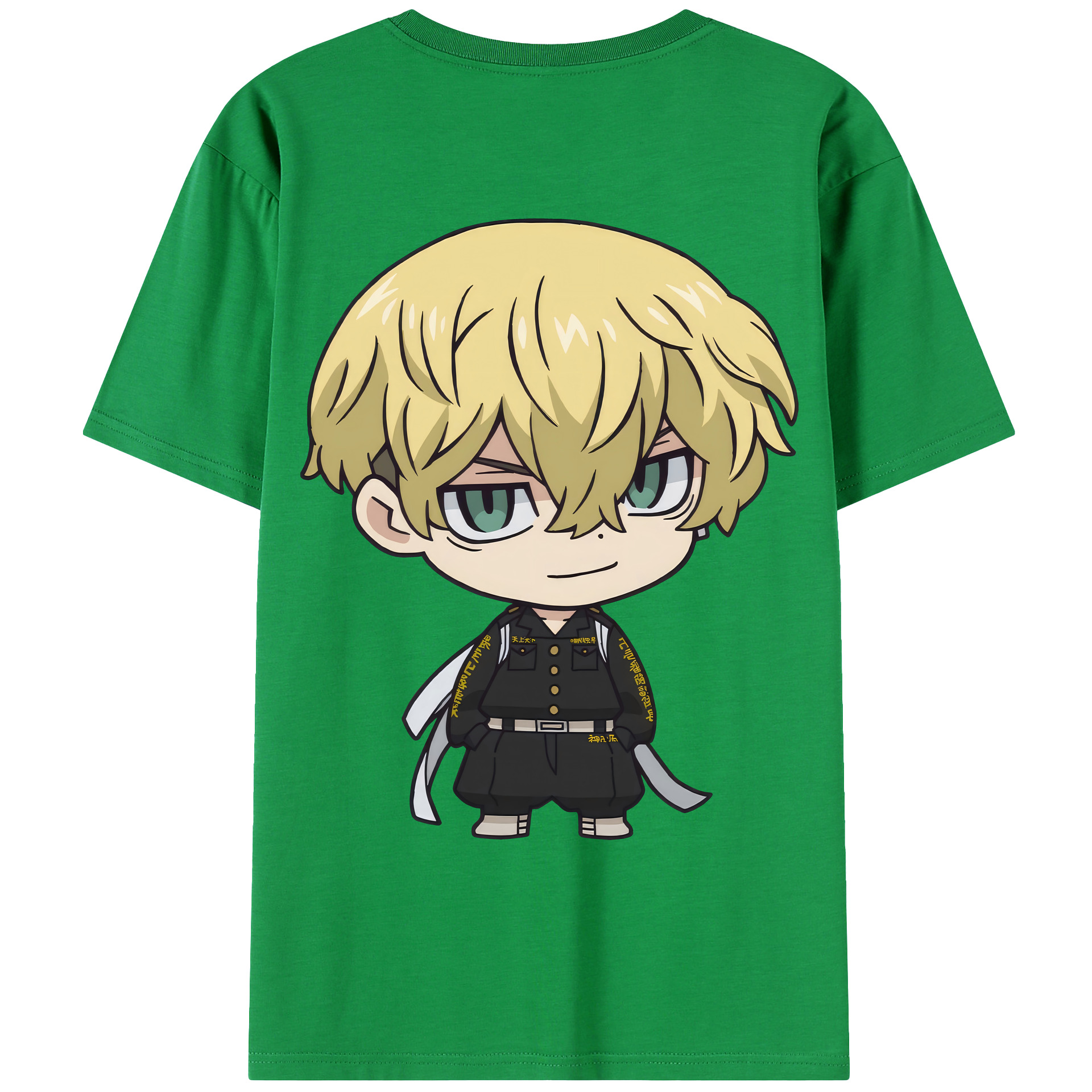 （画像用） 東京リベンジャーズ Tokyo Revengers 綿100％ メンズ半袖Tシャツ（バックプリント） 通気性