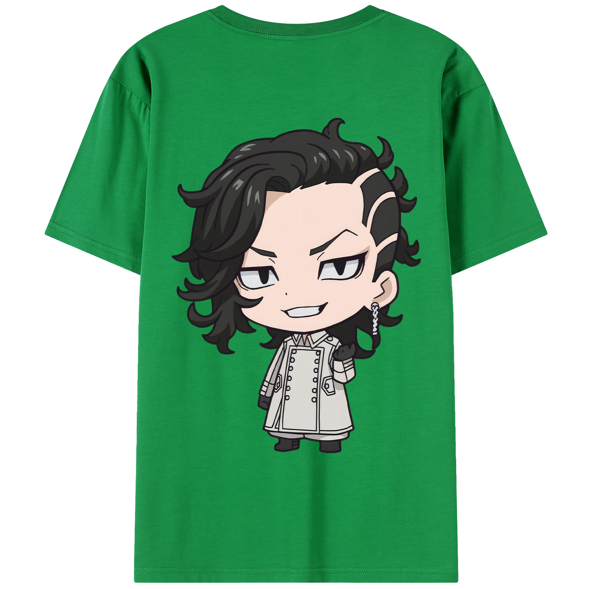（画像用） 東京リベンジャーズ Tokyo Revengers 綿100％ メンズ半袖Tシャツ（バックプリント） 通気性