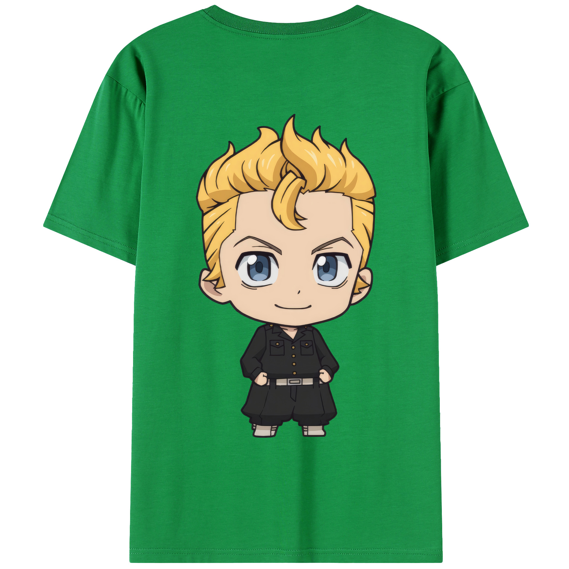 （画像用） 東京リベンジャーズ Tokyo Revengers 綿100％ メンズ半袖Tシャツ（バックプリント） 通気性