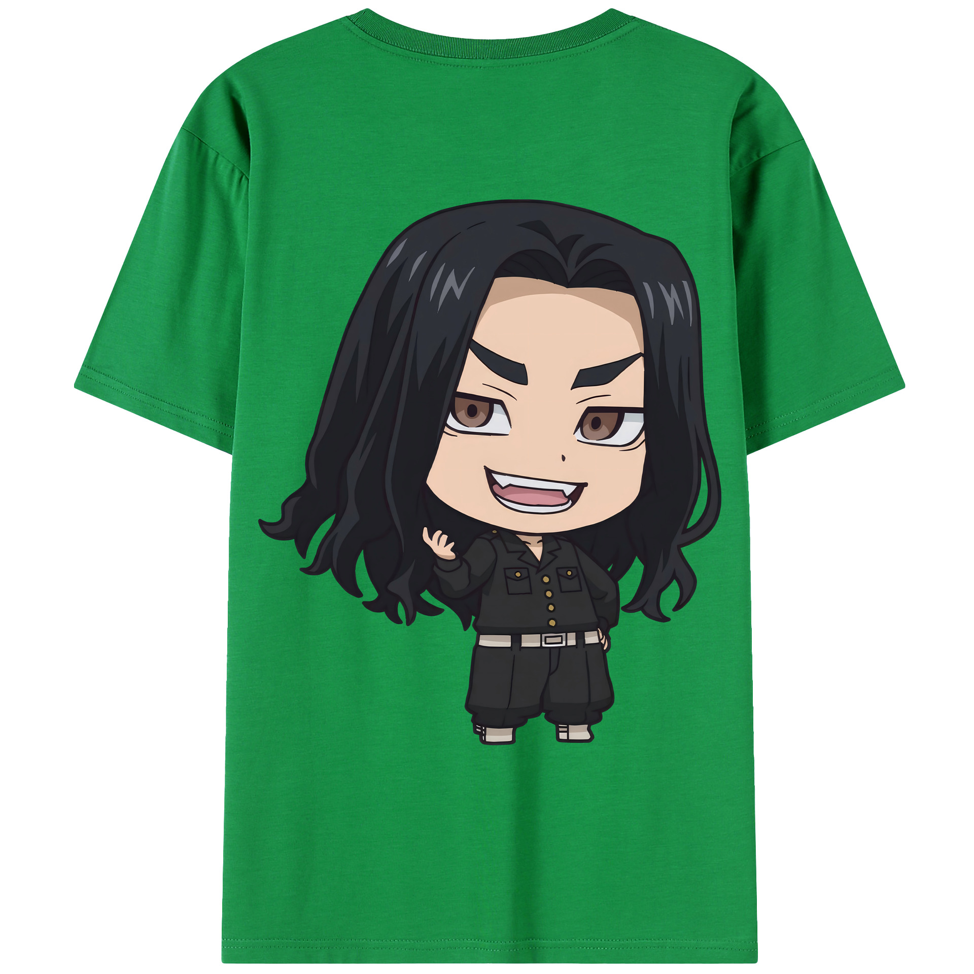 （画像用） 東京リベンジャーズ Tokyo Revengers 綿100％ メンズ半袖Tシャツ（バックプリント） 通気性