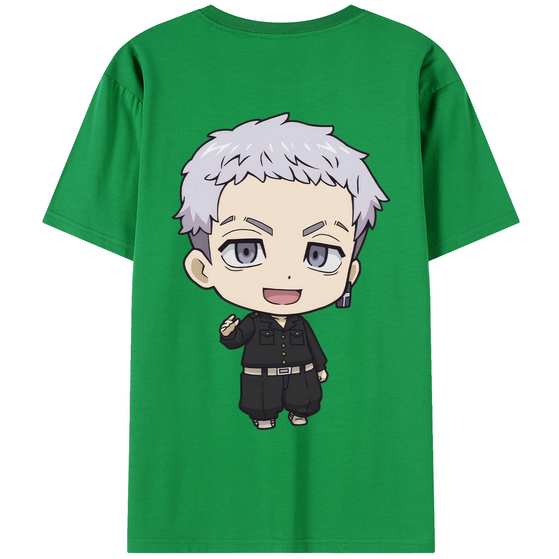 （画像用） 東京リベンジャーズ Tokyo Revengers 綿100％ メンズ半袖Tシャツ（バックプリント） 通気性