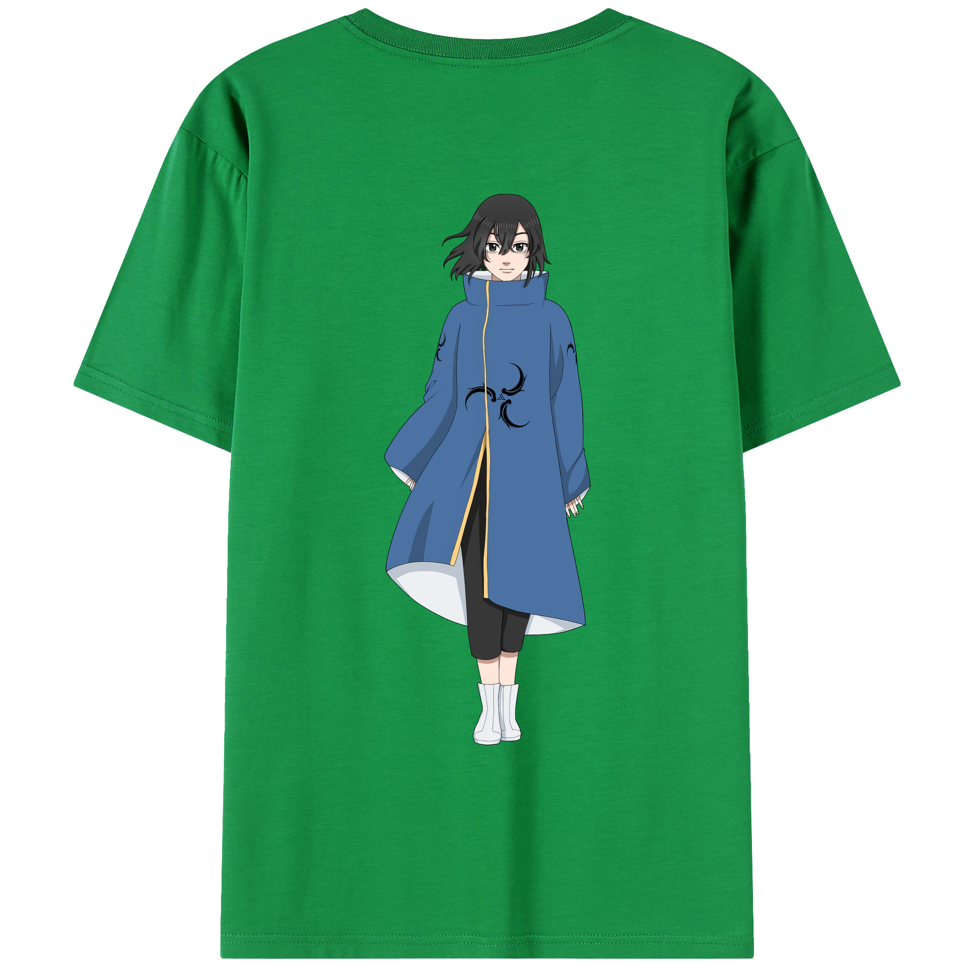 （画像用） 東京リベンジャーズ Tokyo Revengers 綿100％ メンズ半袖Tシャツ（バックプリント） 通気性