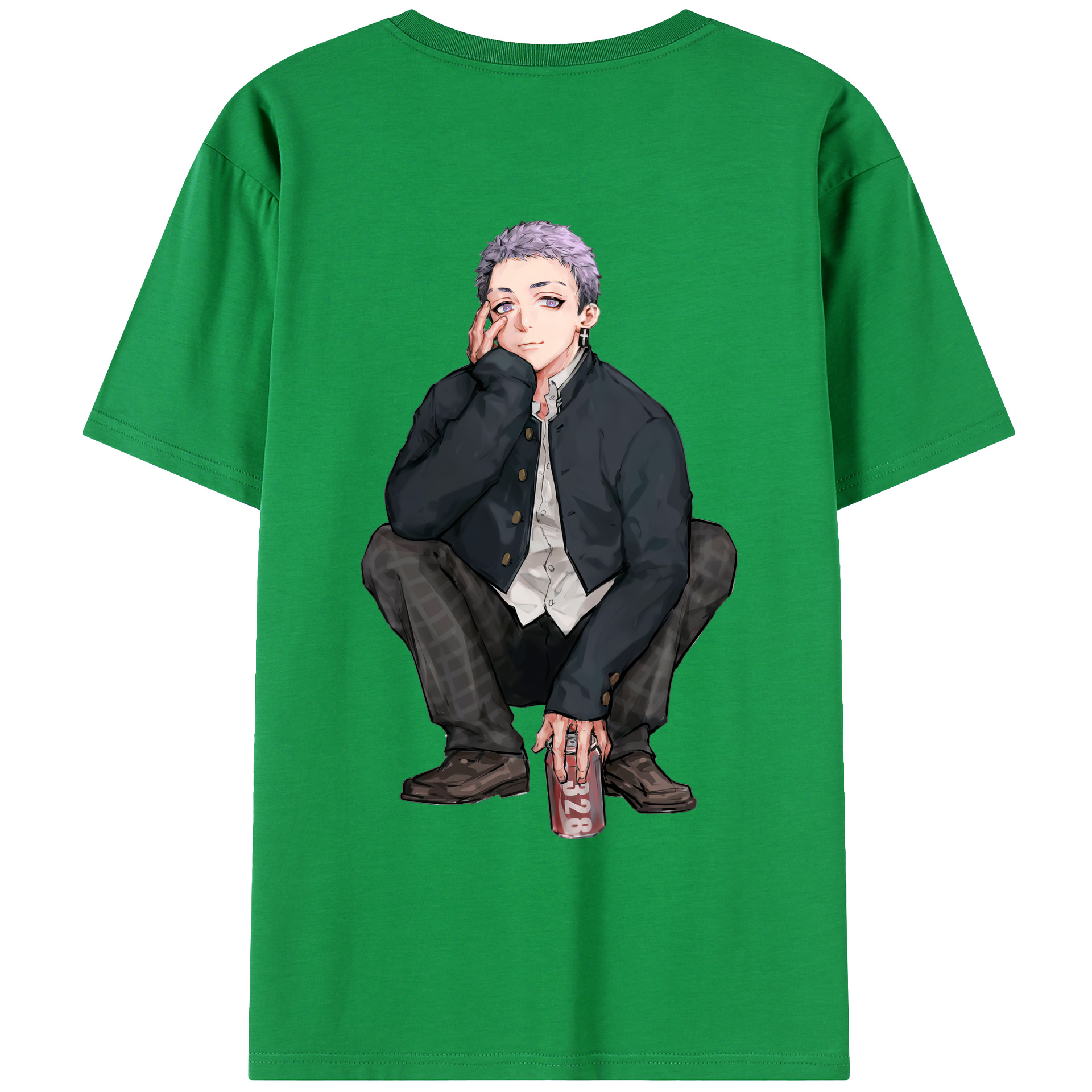 （画像用） 東京リベンジャーズ Tokyo Revengers 綿100％ メンズ半袖Tシャツ（バックプリント） 通気性