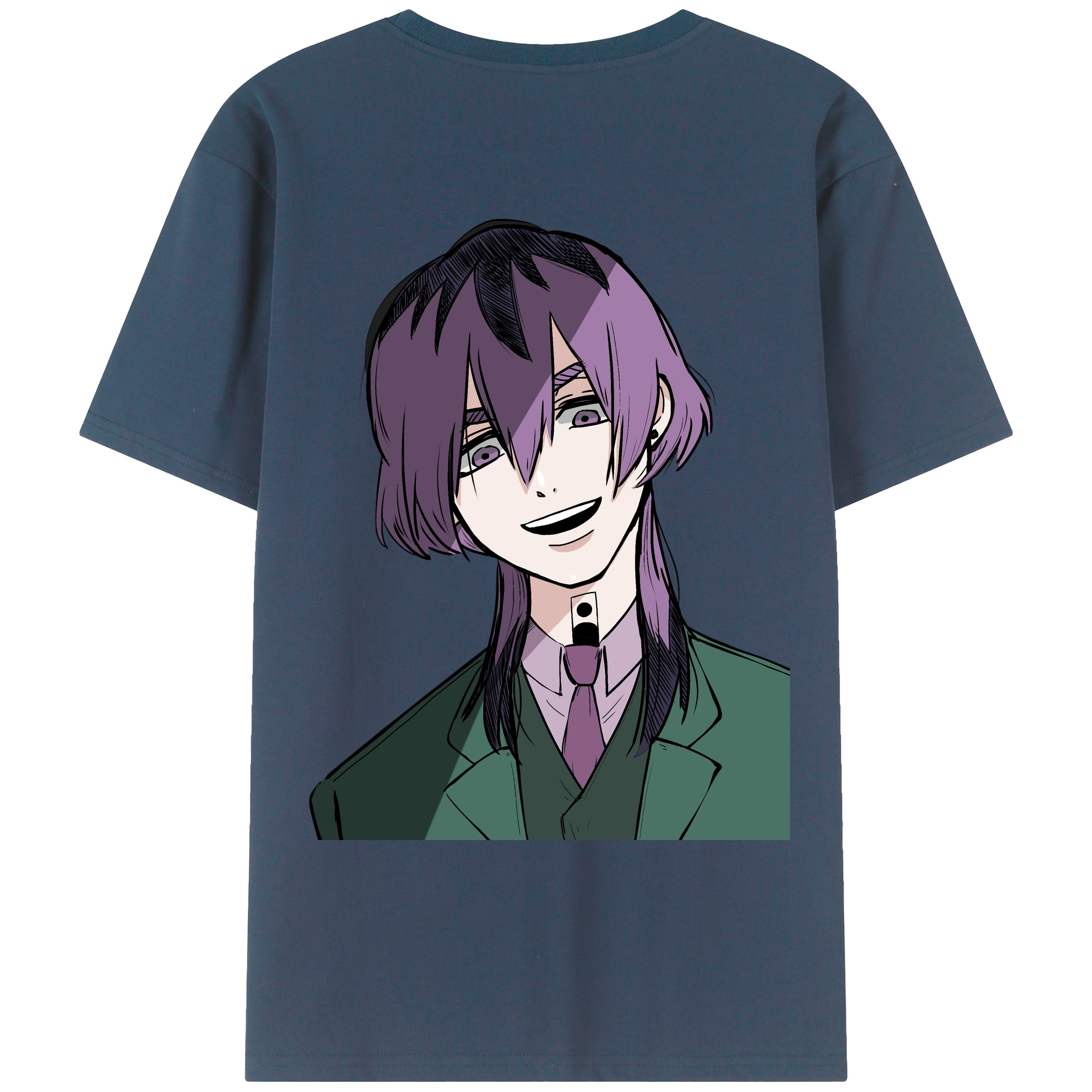 （画像用） 東京リベンジャーズ Tokyo Revengers 綿100％ メンズ半袖Tシャツ（バックプリント） 通気性