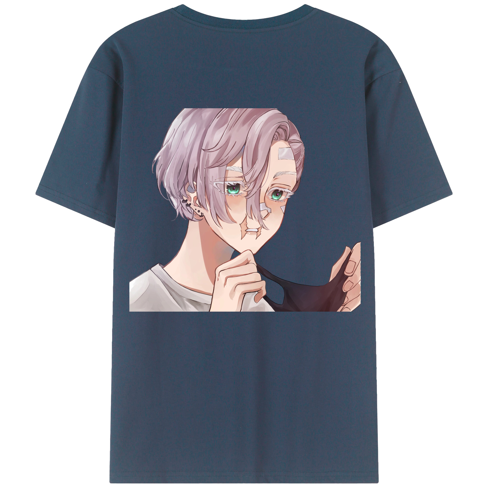 （画像用） 東京リベンジャーズ Tokyo Revengers 綿100％ メンズ半袖Tシャツ（バックプリント） 通気性