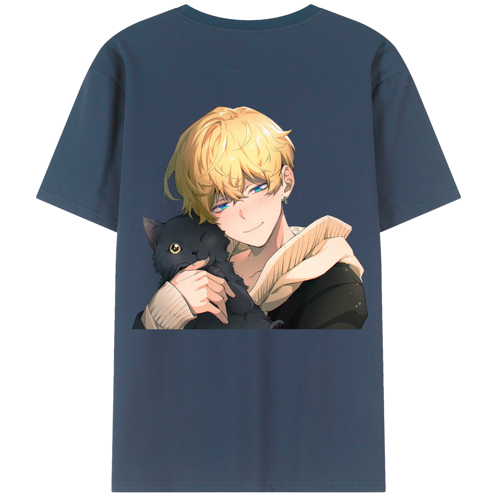（画像用） 東京リベンジャーズ Tokyo Revengers 綿100％ メンズ半袖Tシャツ（バックプリント） 通気性