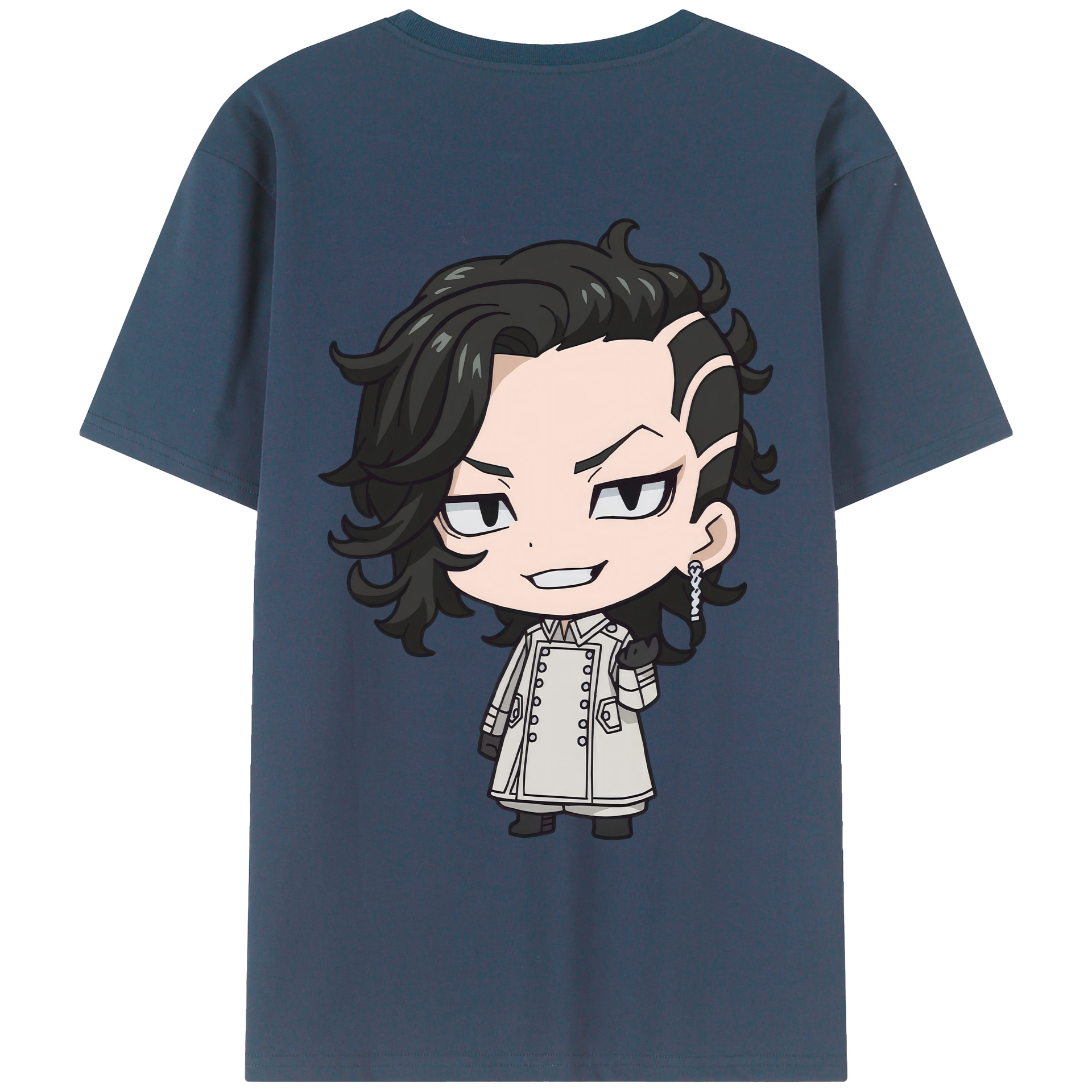 （画像用） 東京リベンジャーズ Tokyo Revengers 綿100％ メンズ半袖Tシャツ（バックプリント） 通気性