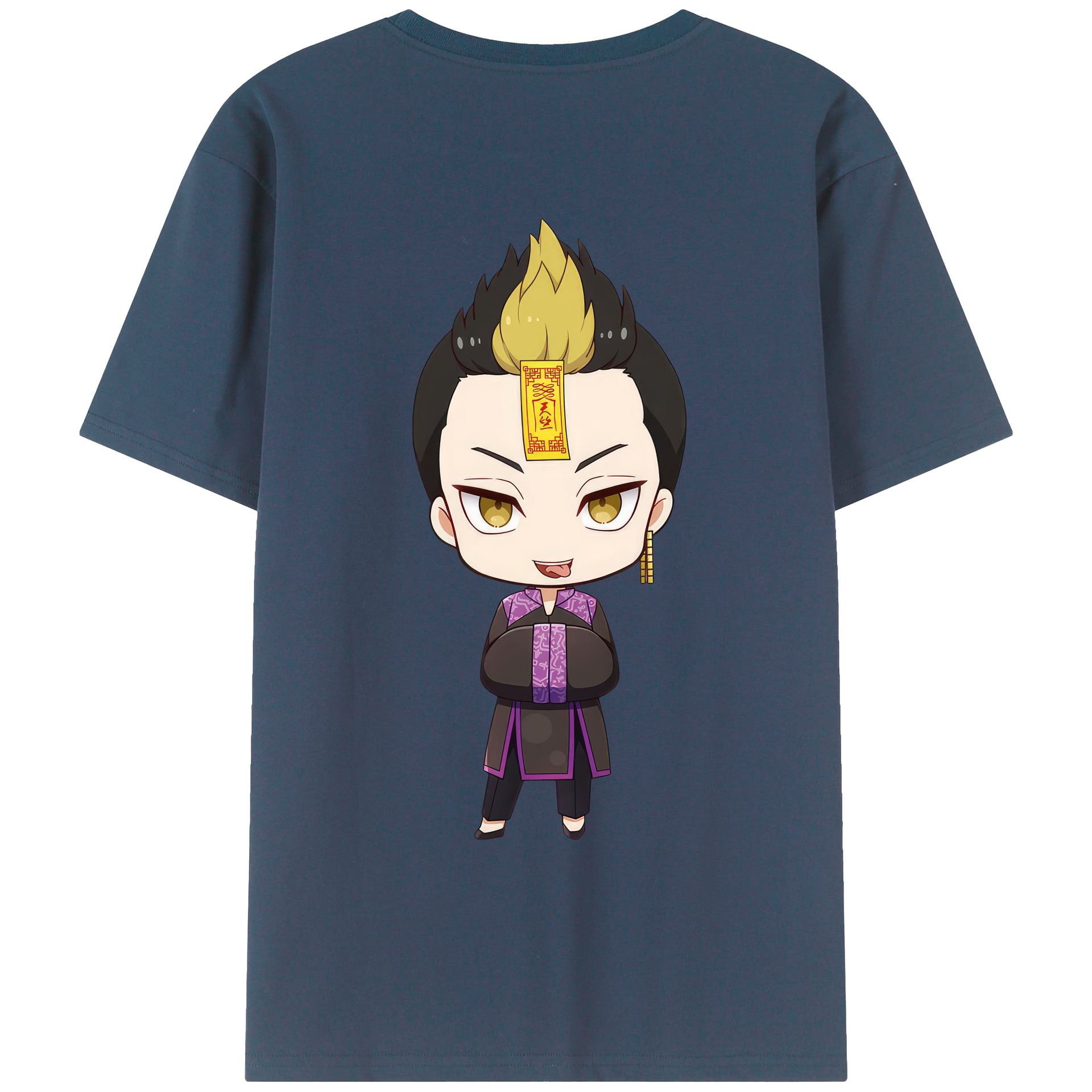 （画像用） 東京リベンジャーズ Tokyo Revengers 綿100％ メンズ半袖Tシャツ（バックプリント） 通気性