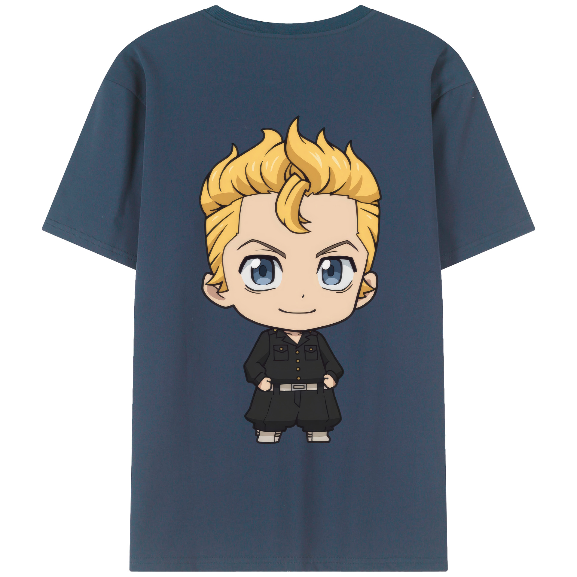 （画像用） 東京リベンジャーズ Tokyo Revengers 綿100％ メンズ半袖Tシャツ（バックプリント） 通気性