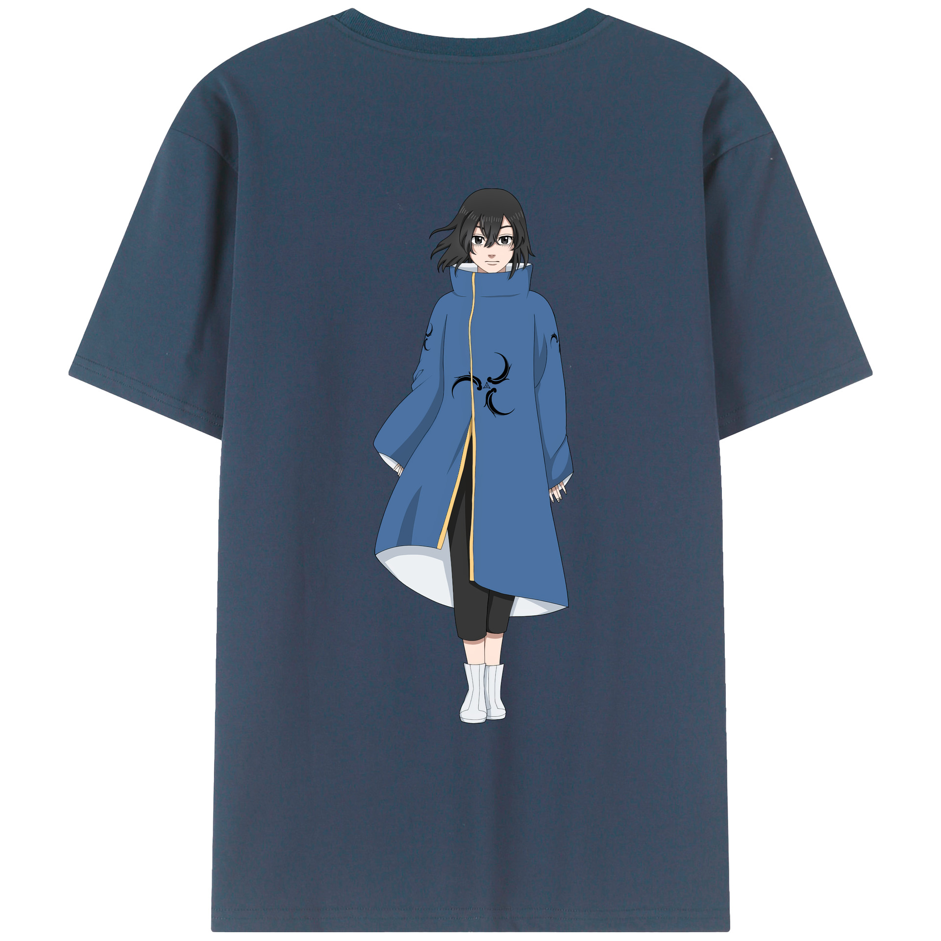（画像用） 東京リベンジャーズ Tokyo Revengers 綿100％ メンズ半袖Tシャツ（バックプリント） 通気性