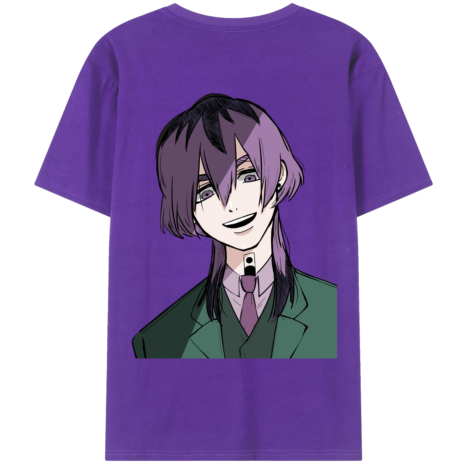 （画像用） 東京リベンジャーズ Tokyo Revengers 綿100％ メンズ半袖Tシャツ（バックプリント） 通気性