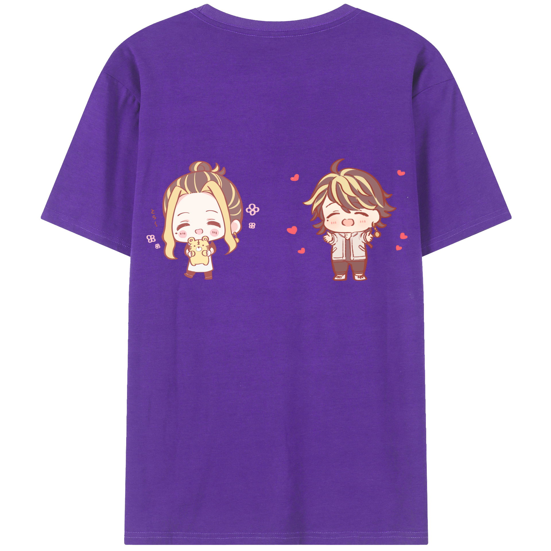 （画像用） 東京リベンジャーズ Tokyo Revengers 綿100％ メンズ半袖Tシャツ（バックプリント） 通気性