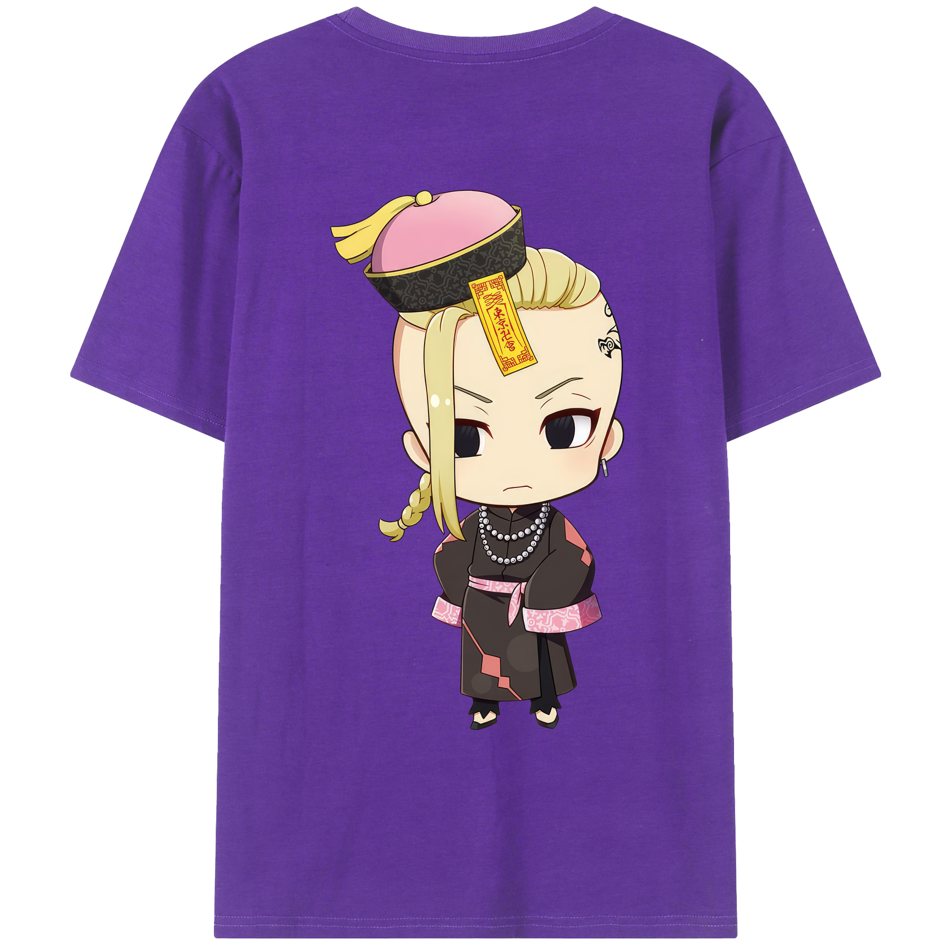 （画像用） 東京リベンジャーズ Tokyo Revengers 綿100％ メンズ半袖Tシャツ（バックプリント） 通気性