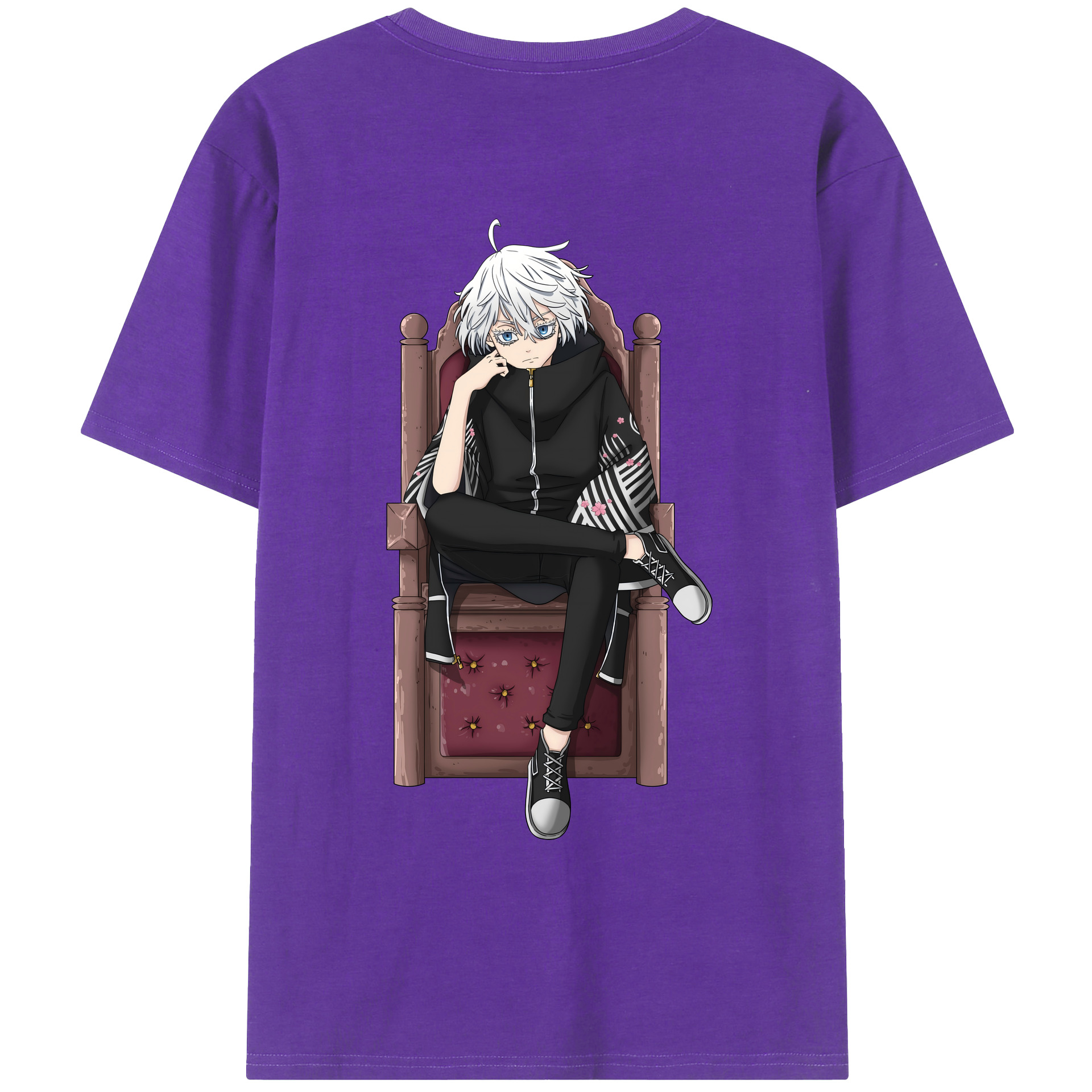 （画像用） 東京リベンジャーズ Tokyo Revengers 綿100％ メンズ半袖Tシャツ（バックプリント） 通気性