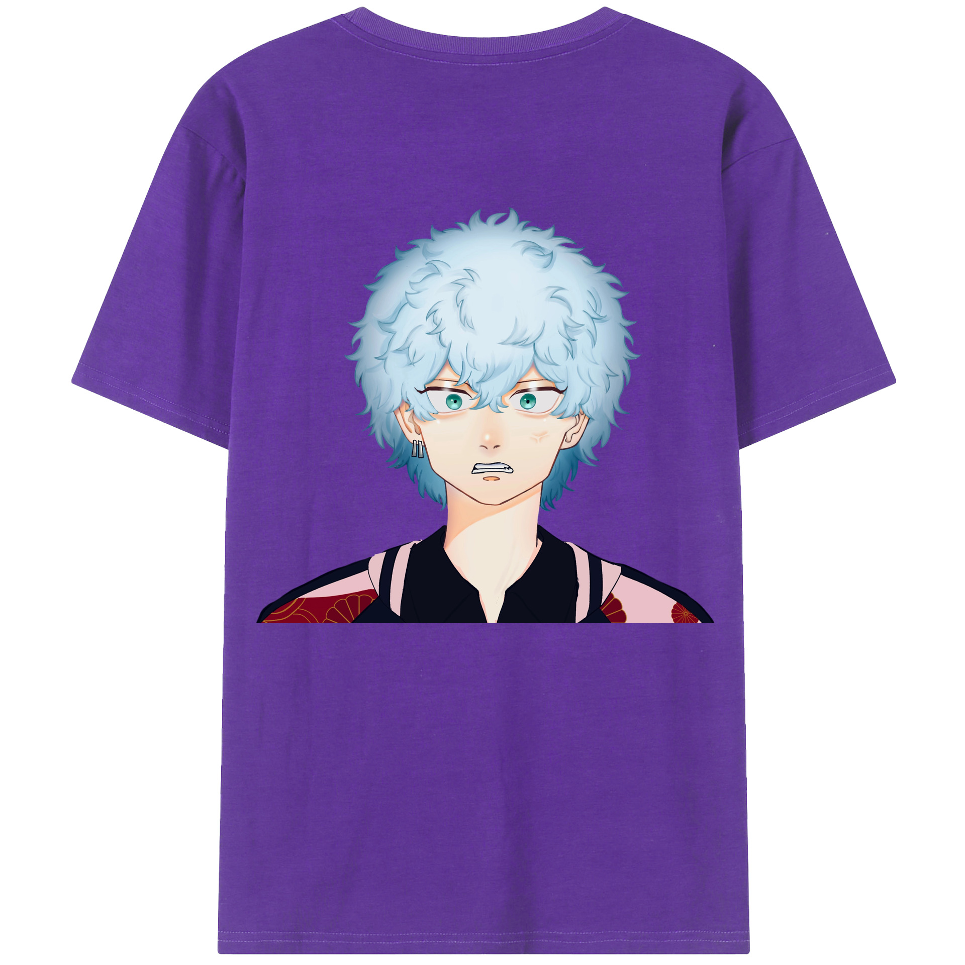（画像用） 東京リベンジャーズ Tokyo Revengers 綿100％ メンズ半袖Tシャツ（バックプリント） 通気性
