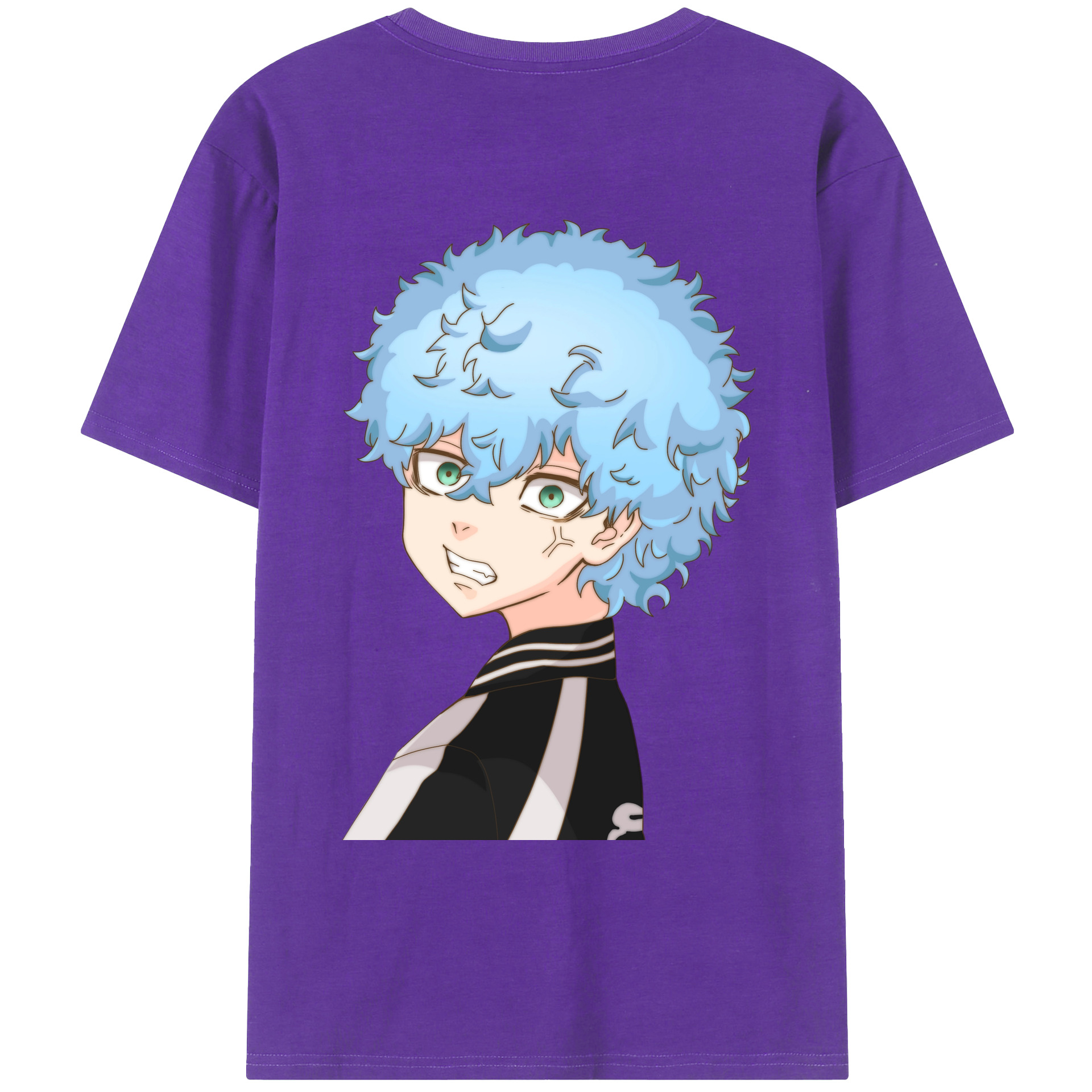 （画像用） 東京リベンジャーズ Tokyo Revengers 綿100％ メンズ半袖Tシャツ（バックプリント） 通気性