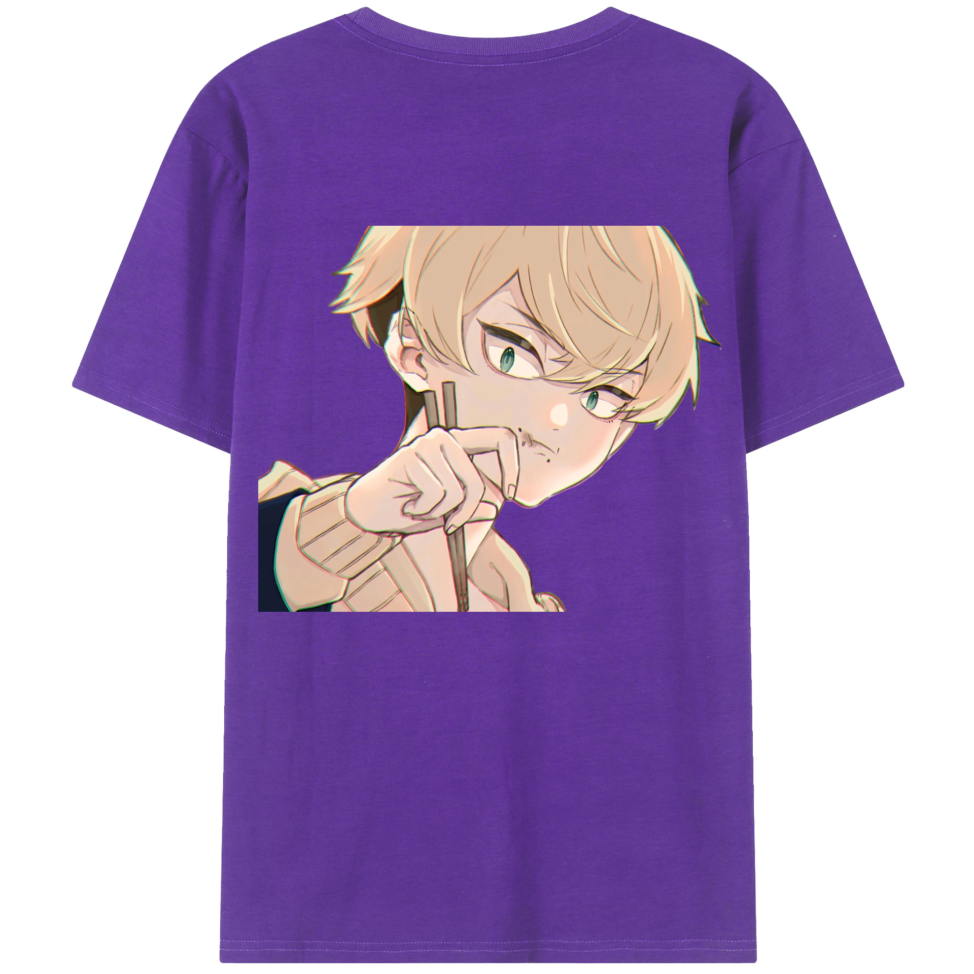 （画像用） 東京リベンジャーズ Tokyo Revengers 綿100％ メンズ半袖Tシャツ（バックプリント） 通気性