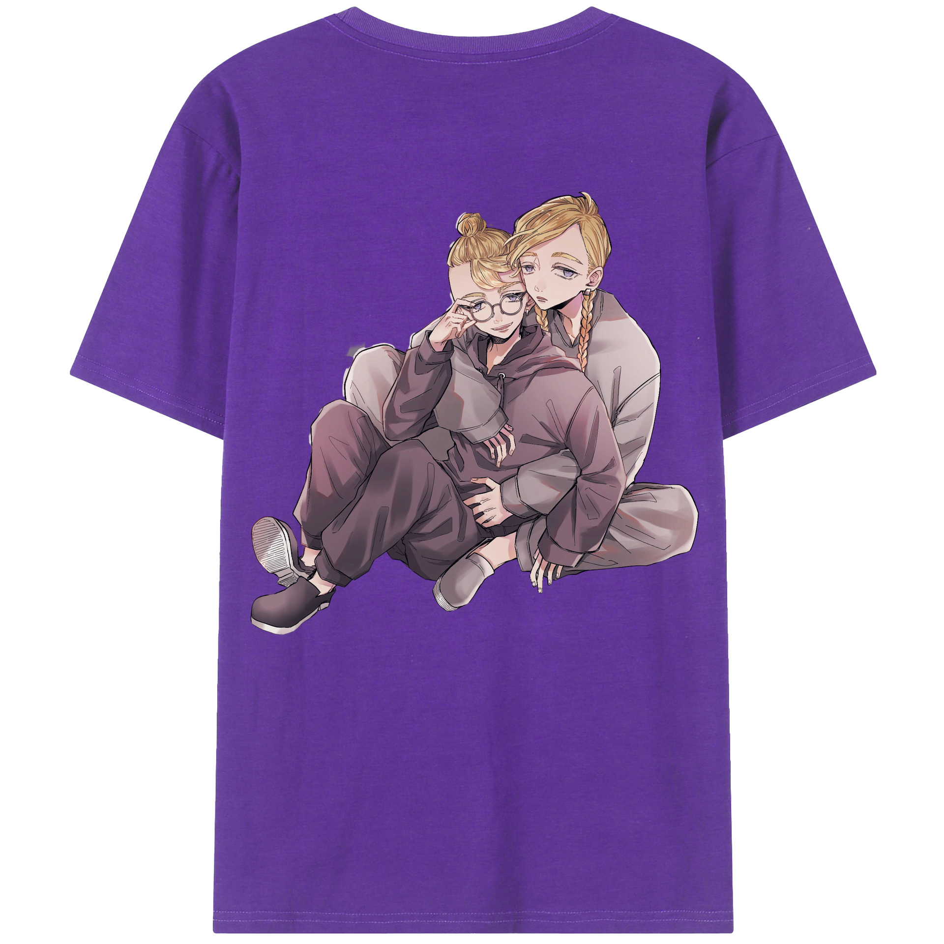 （画像用） 東京リベンジャーズ Tokyo Revengers 綿100％ メンズ半袖Tシャツ（バックプリント） 通気性