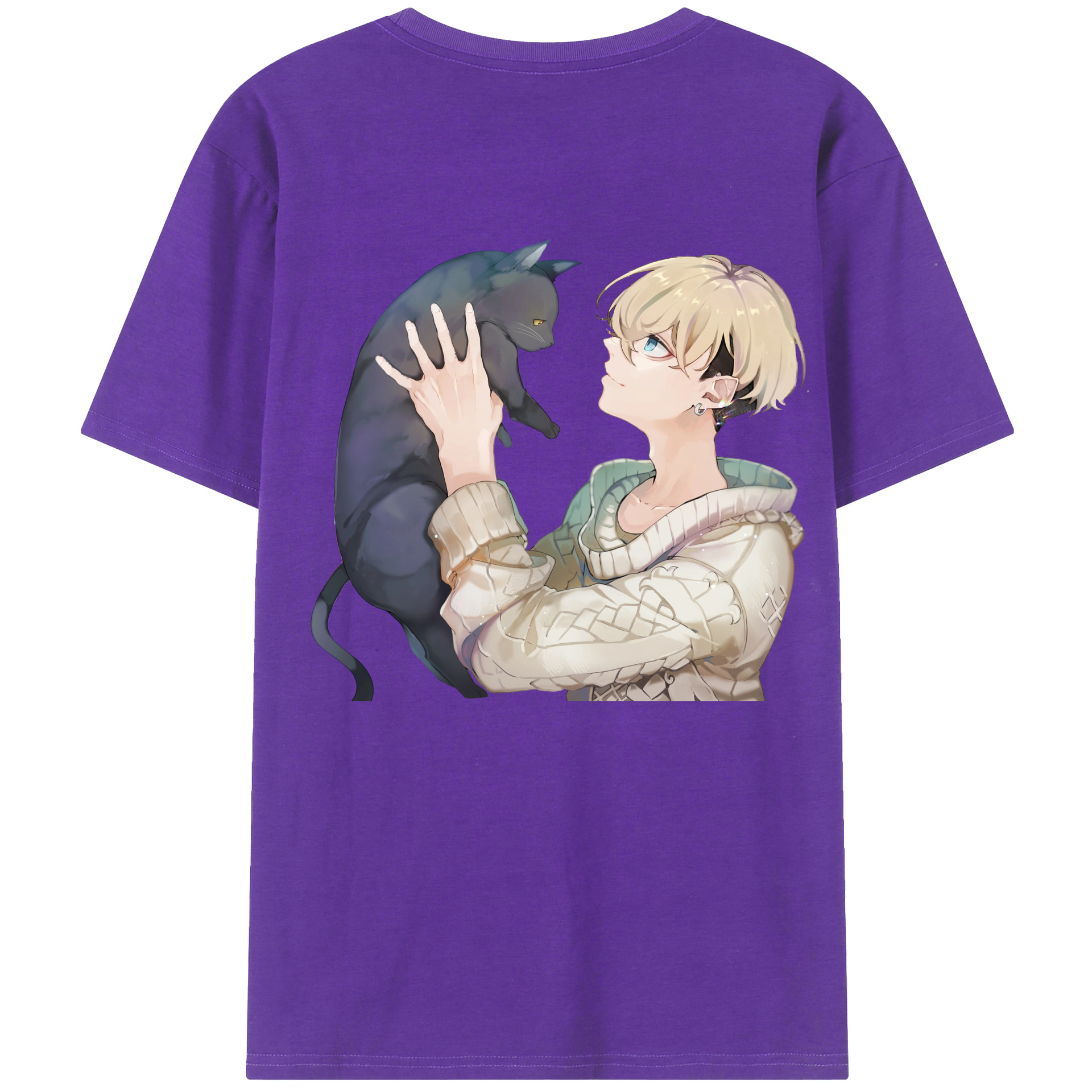 （画像用） 東京リベンジャーズ Tokyo Revengers 綿100％ メンズ半袖Tシャツ（バックプリント） 通気性