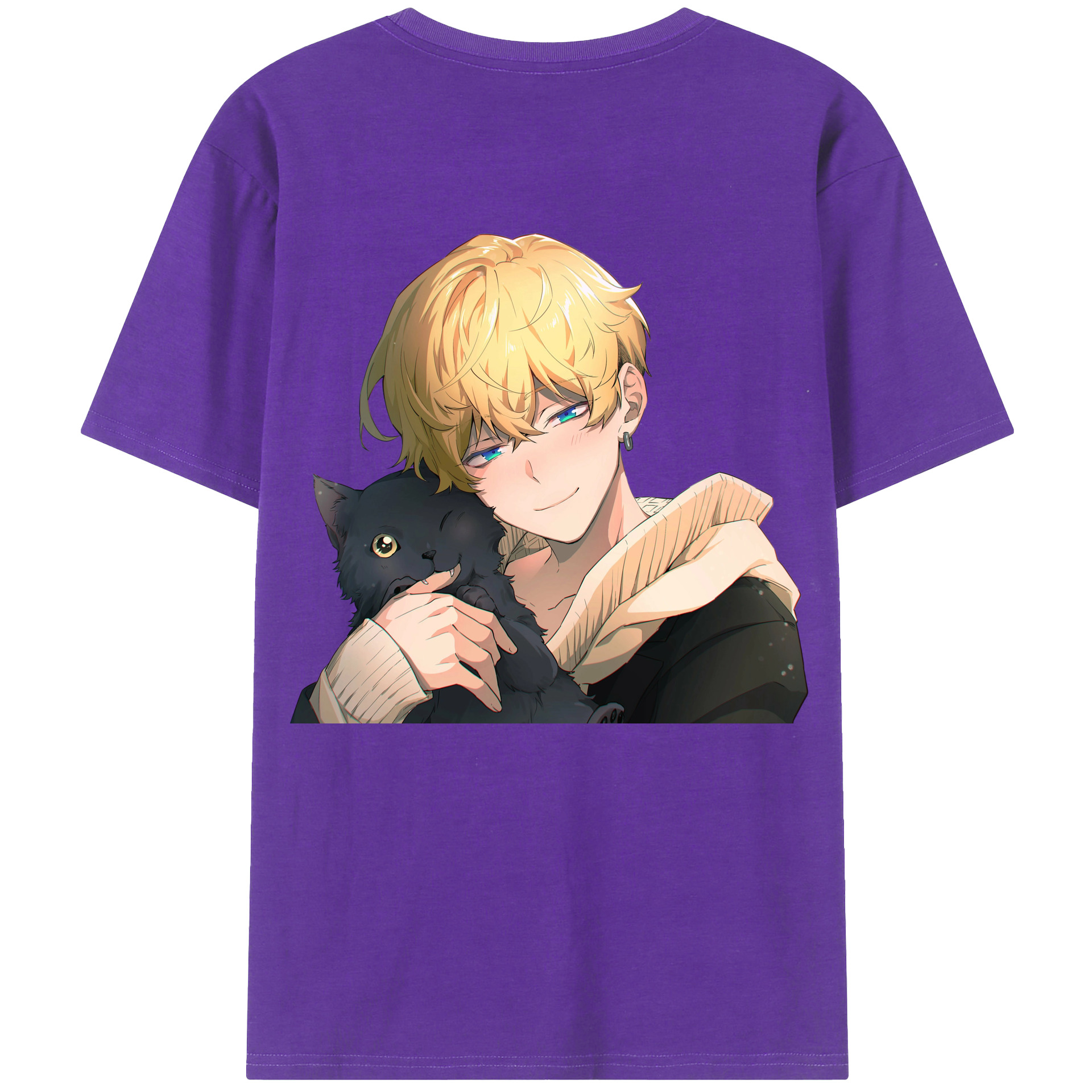 （画像用） 東京リベンジャーズ Tokyo Revengers 綿100％ メンズ半袖Tシャツ（バックプリント） 通気性