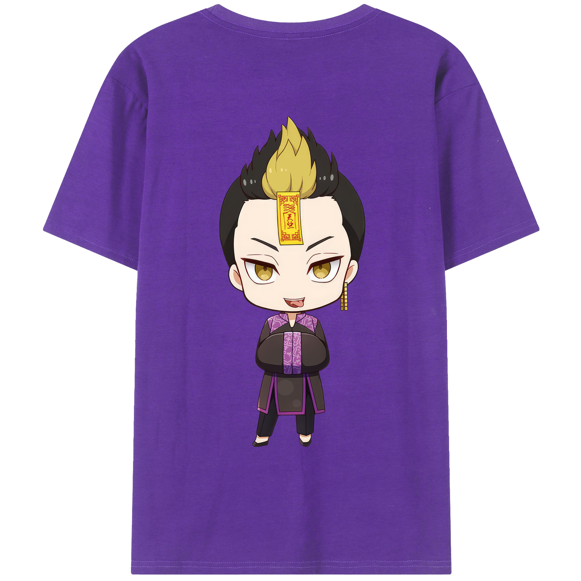 （画像用） 東京リベンジャーズ Tokyo Revengers 綿100％ メンズ半袖Tシャツ（バックプリント） 通気性