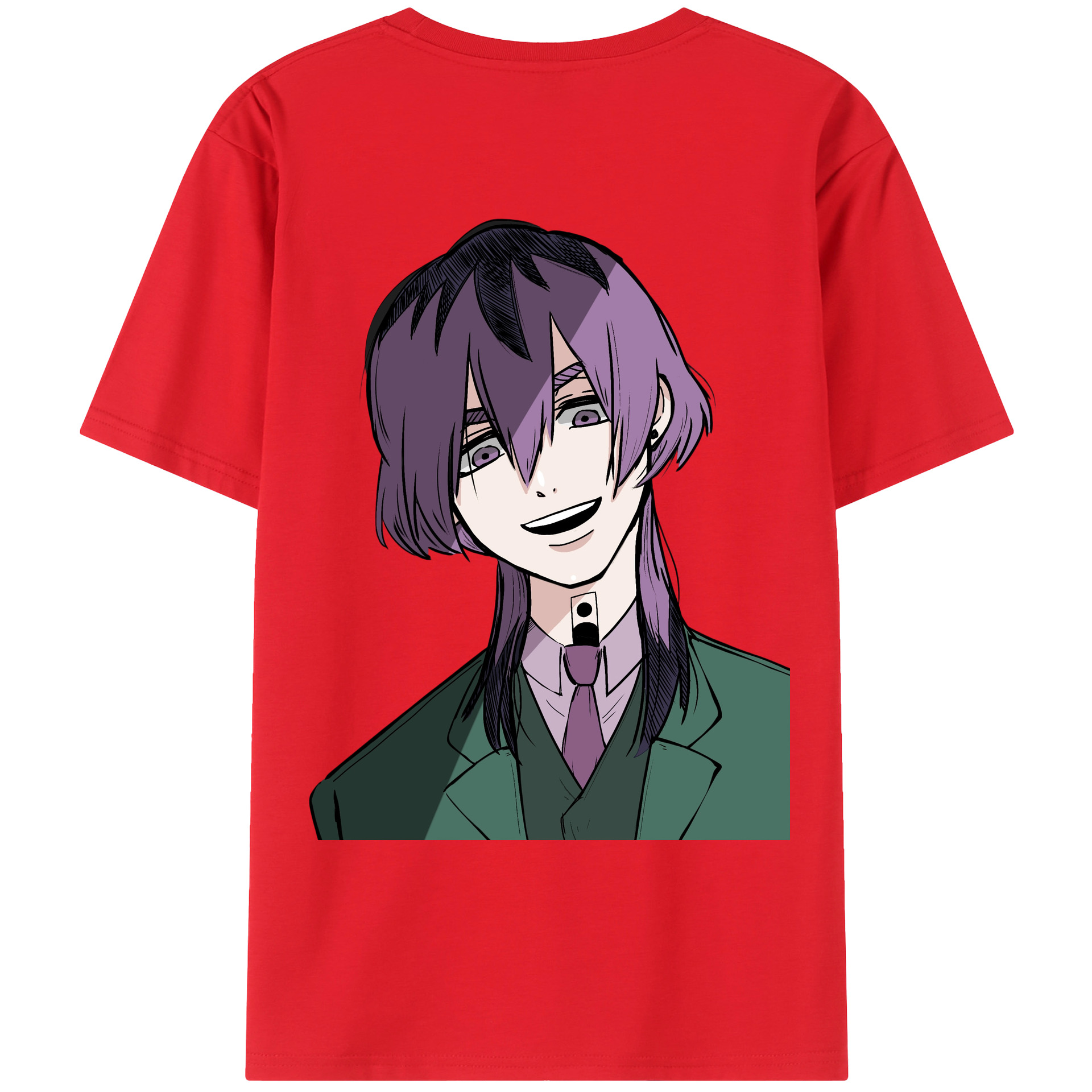 （画像用） 東京リベンジャーズ Tokyo Revengers 綿100％ メンズ半袖Tシャツ（バックプリント） 通気性