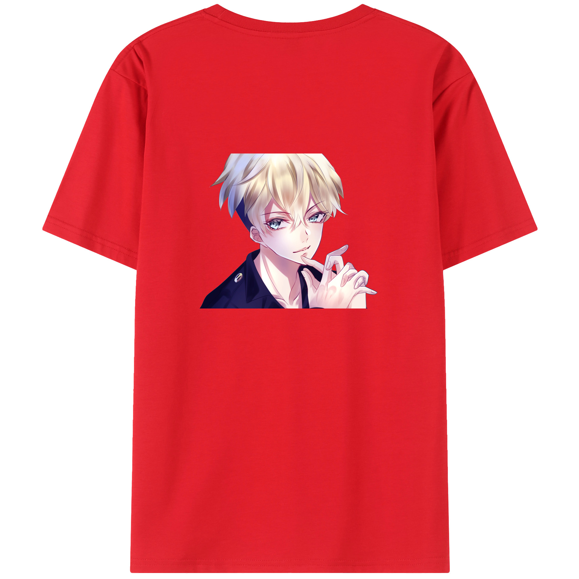 （画像用） 東京リベンジャーズ Tokyo Revengers 綿100％ メンズ半袖Tシャツ（バックプリント） 通気性