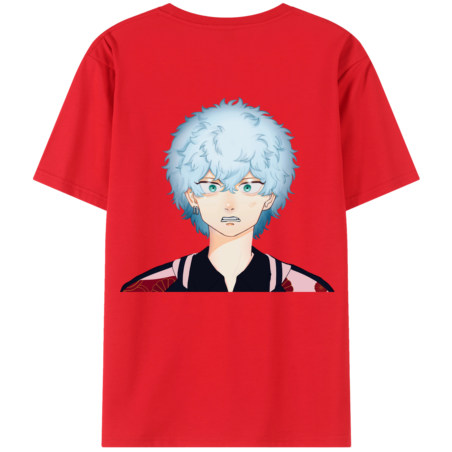 （画像用） 東京リベンジャーズ Tokyo Revengers 綿100％ メンズ半袖Tシャツ（バックプリント） 通気性