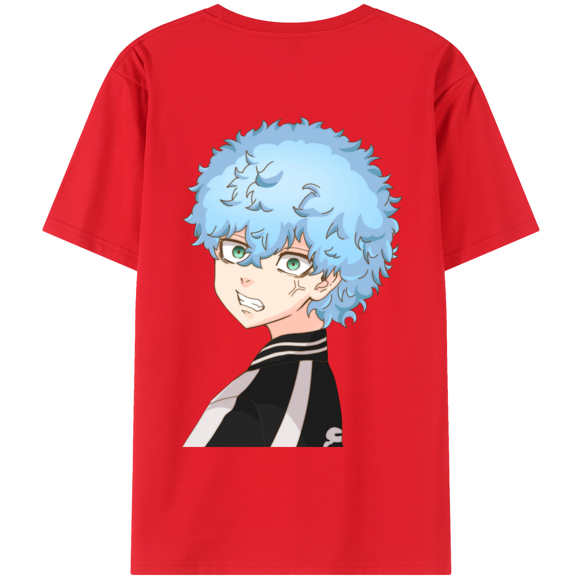 （画像用） 東京リベンジャーズ Tokyo Revengers 綿100％ メンズ半袖Tシャツ（バックプリント） 通気性