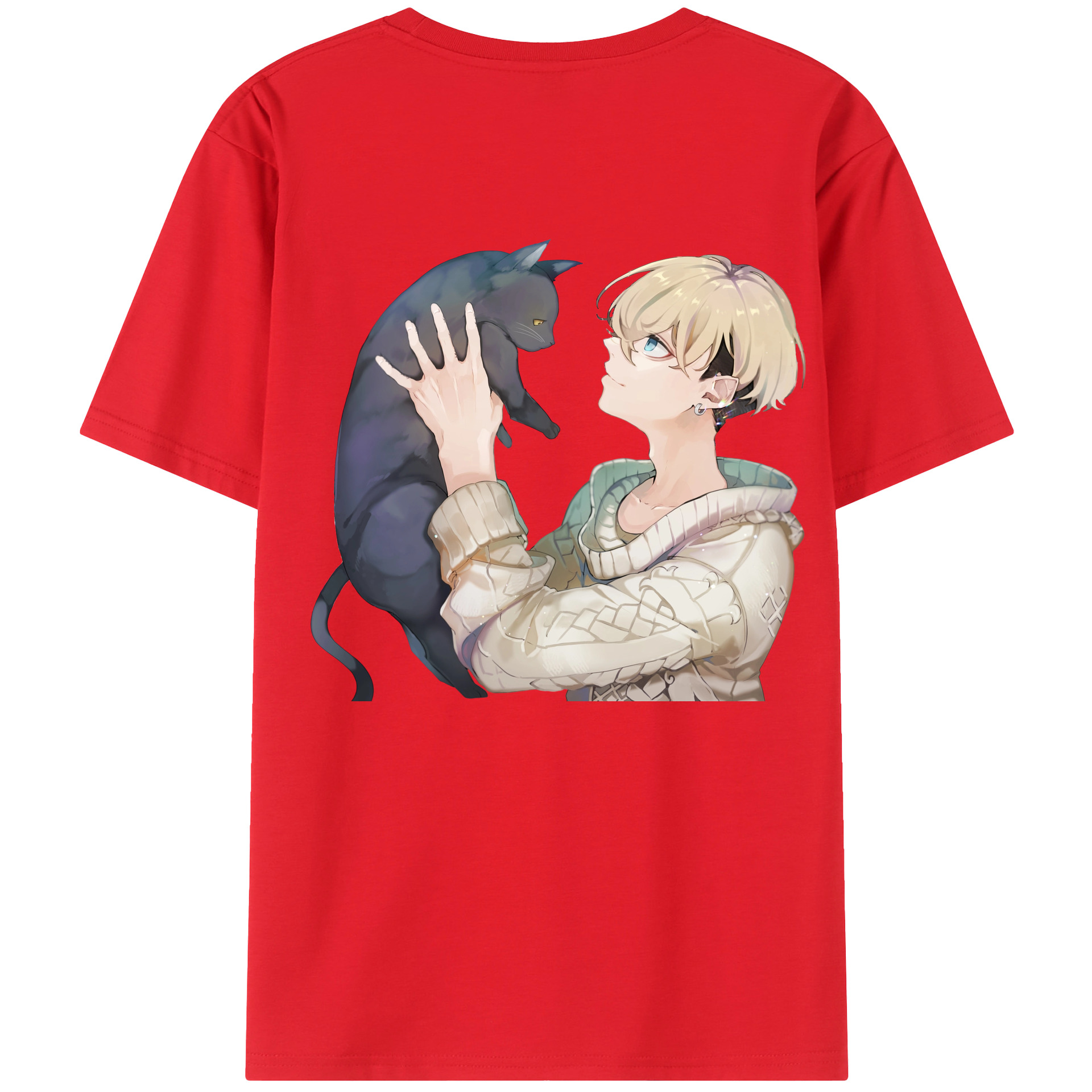（画像用） 東京リベンジャーズ Tokyo Revengers 綿100％ メンズ半袖Tシャツ（バックプリント） 通気性