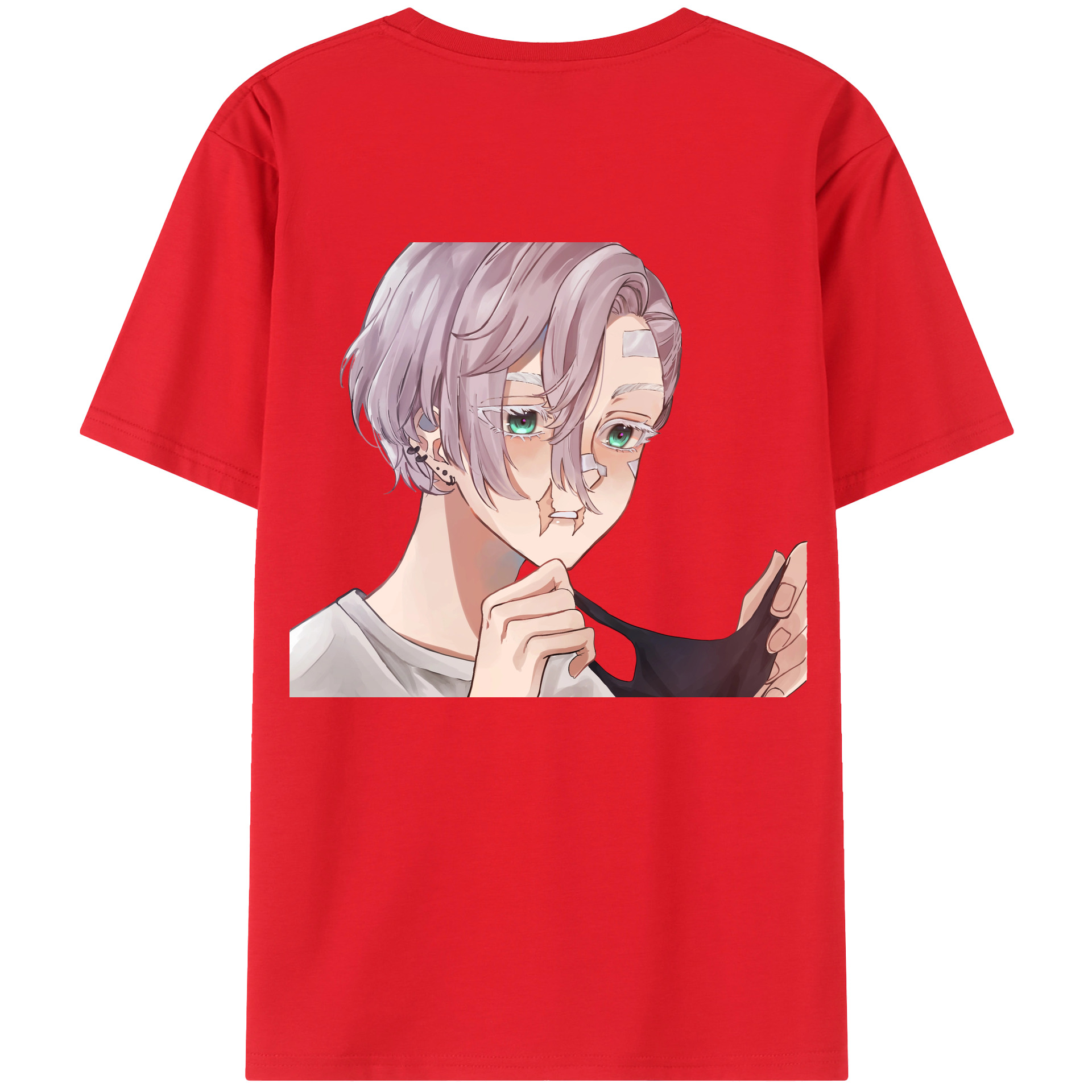（画像用） 東京リベンジャーズ Tokyo Revengers 綿100％ メンズ半袖Tシャツ（バックプリント） 通気性
