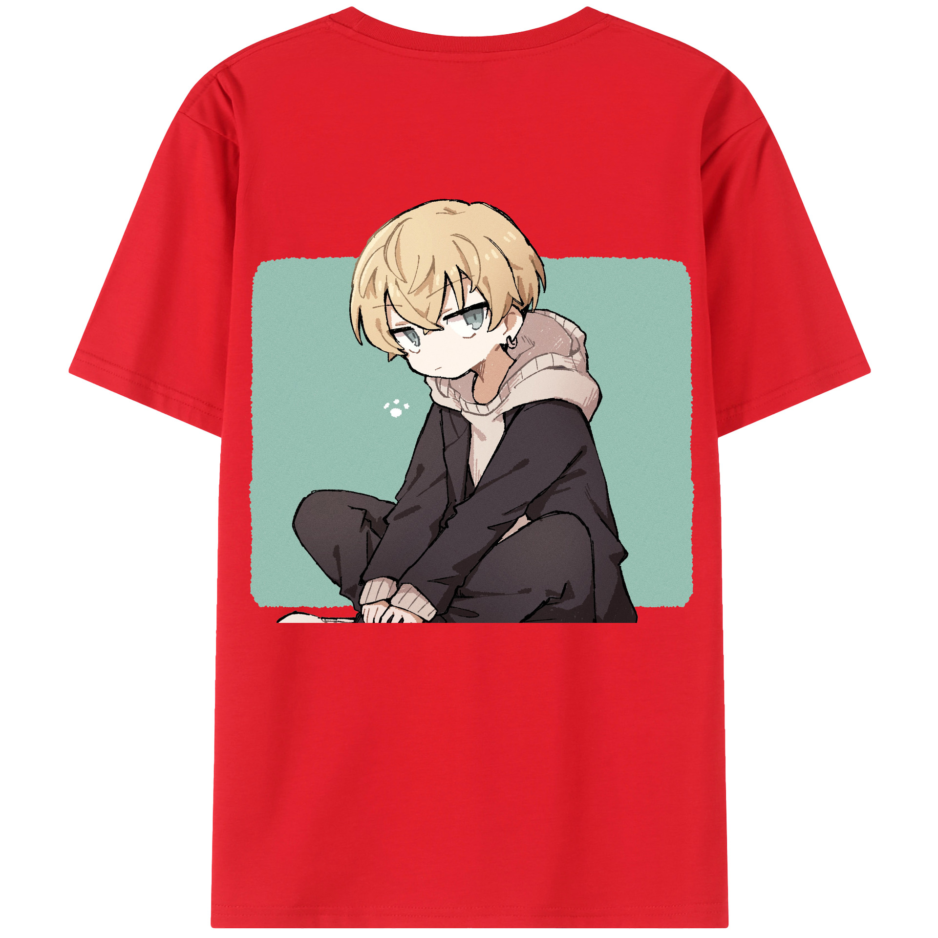 （画像用） 東京リベンジャーズ Tokyo Revengers 綿100％ メンズ半袖Tシャツ（バックプリント） 通気性