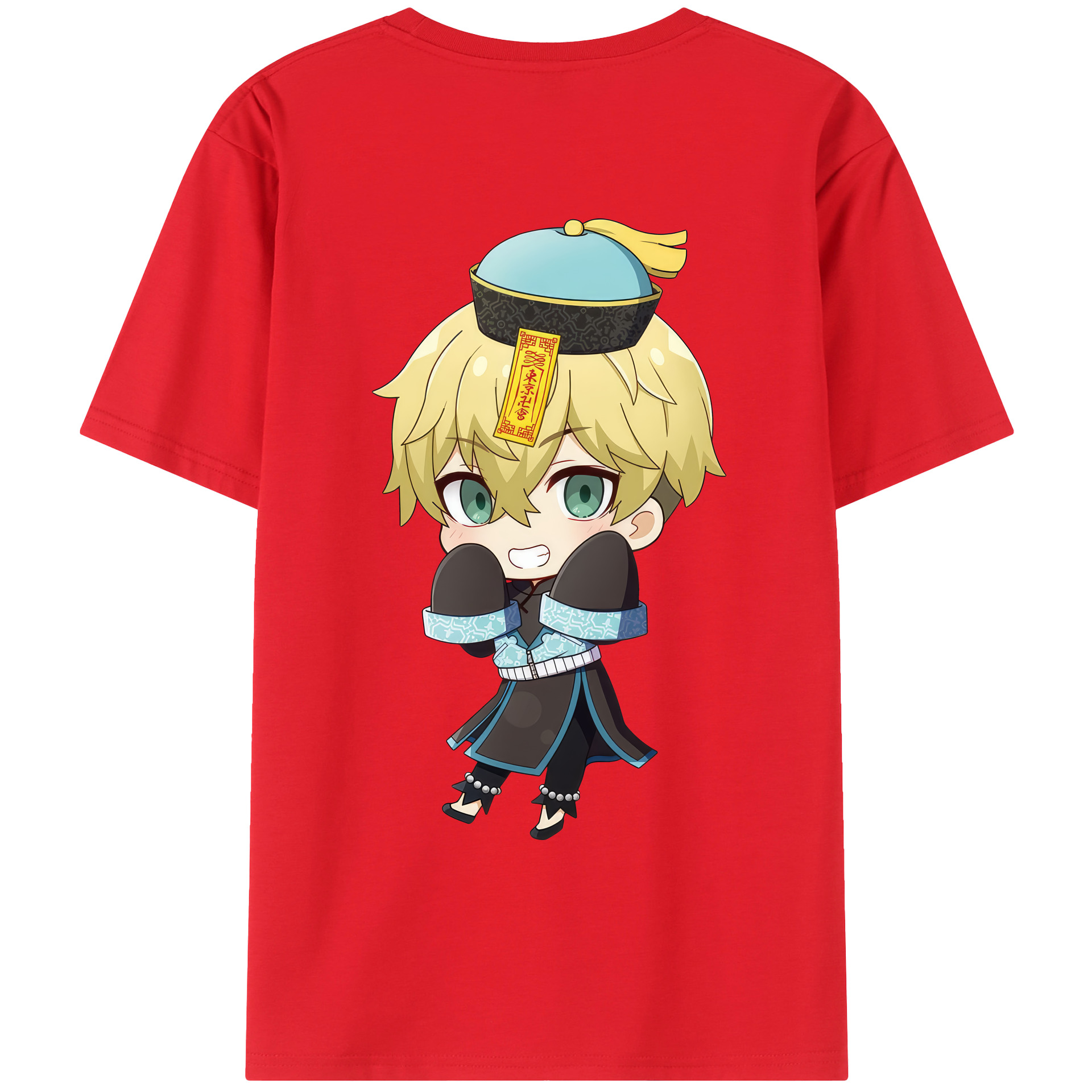 （画像用） 東京リベンジャーズ Tokyo Revengers 綿100％ メンズ半袖Tシャツ（バックプリント） 通気性