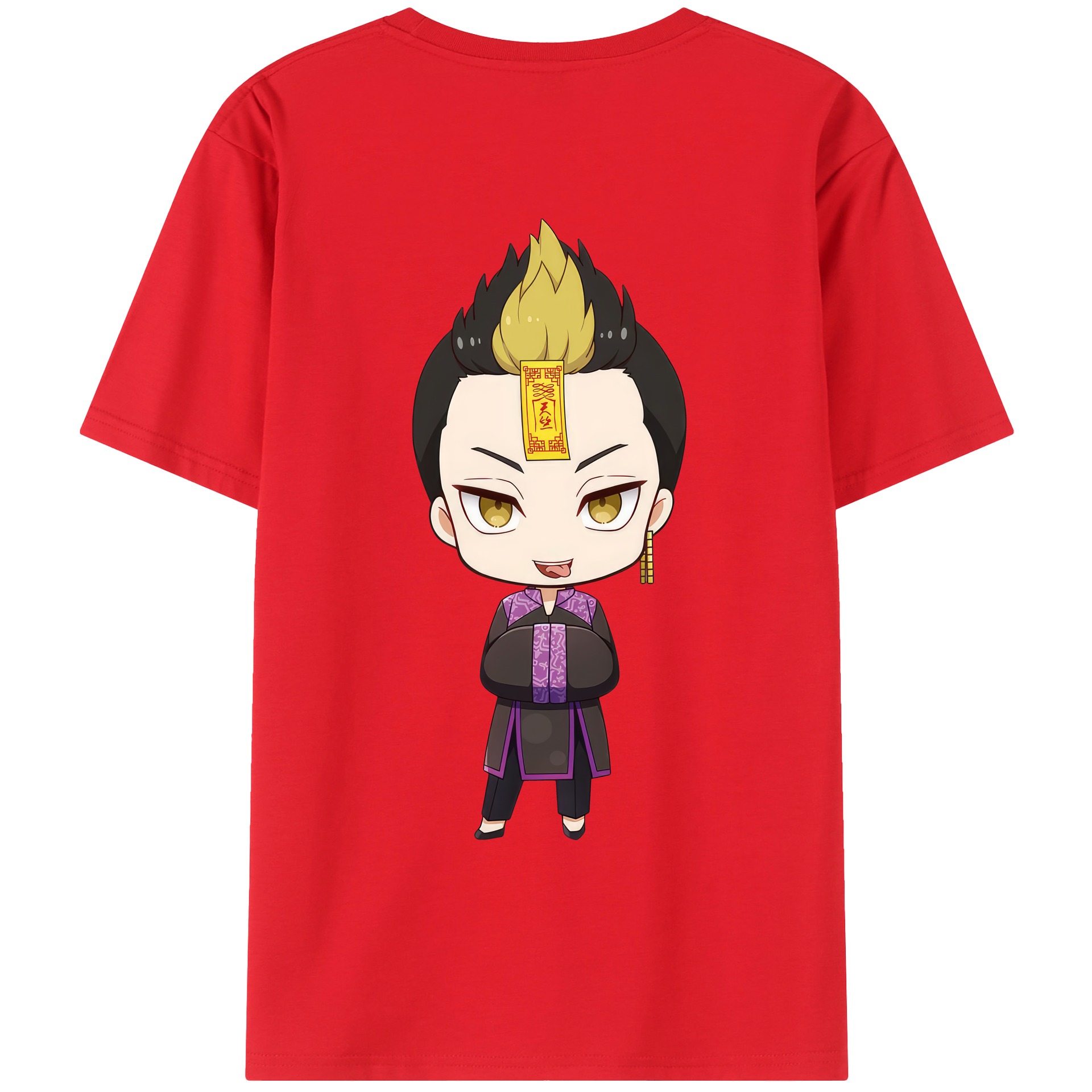 （画像用） 東京リベンジャーズ Tokyo Revengers 綿100％ メンズ半袖Tシャツ（バックプリント） 通気性
