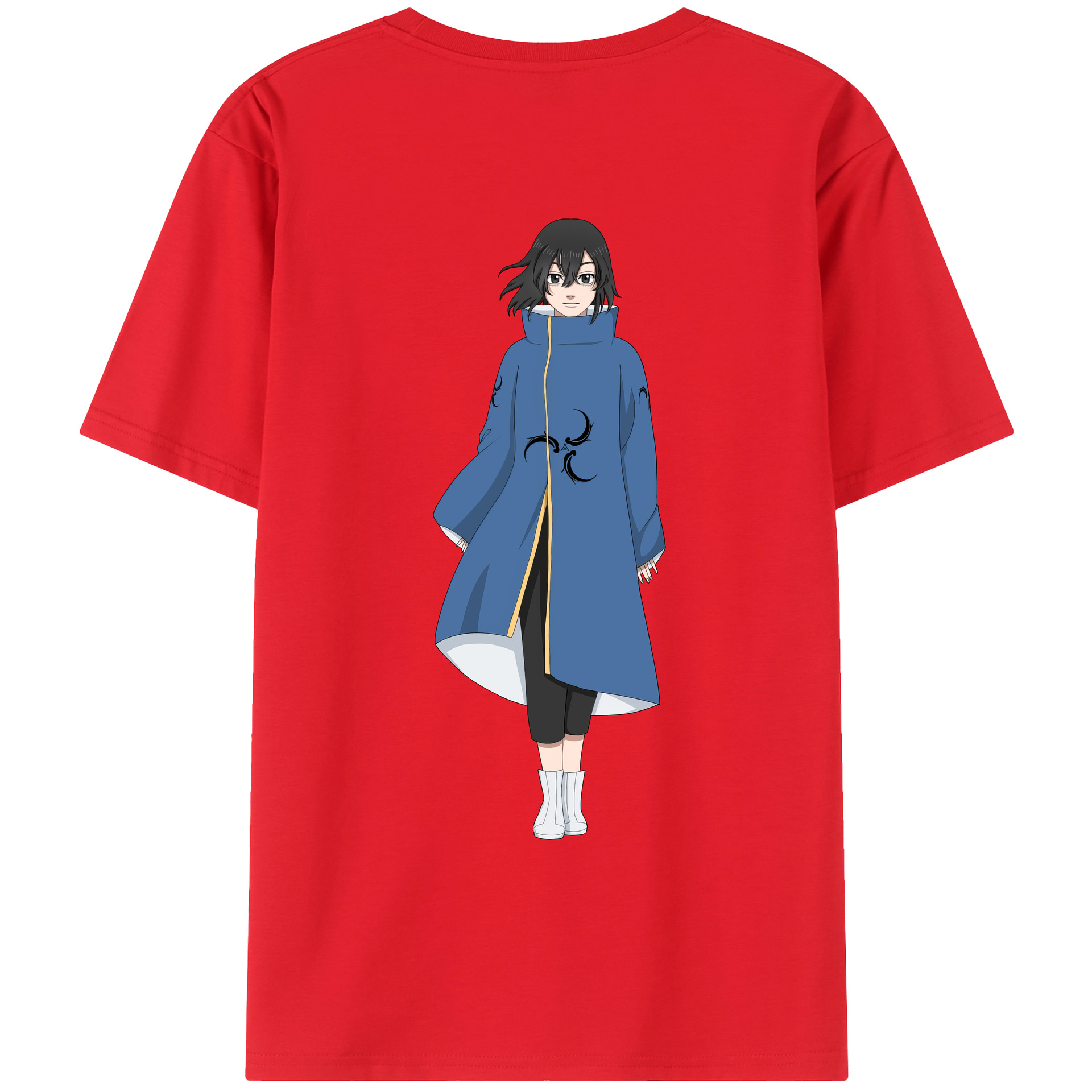 （画像用） 東京リベンジャーズ Tokyo Revengers 綿100％ メンズ半袖Tシャツ（バックプリント） 通気性