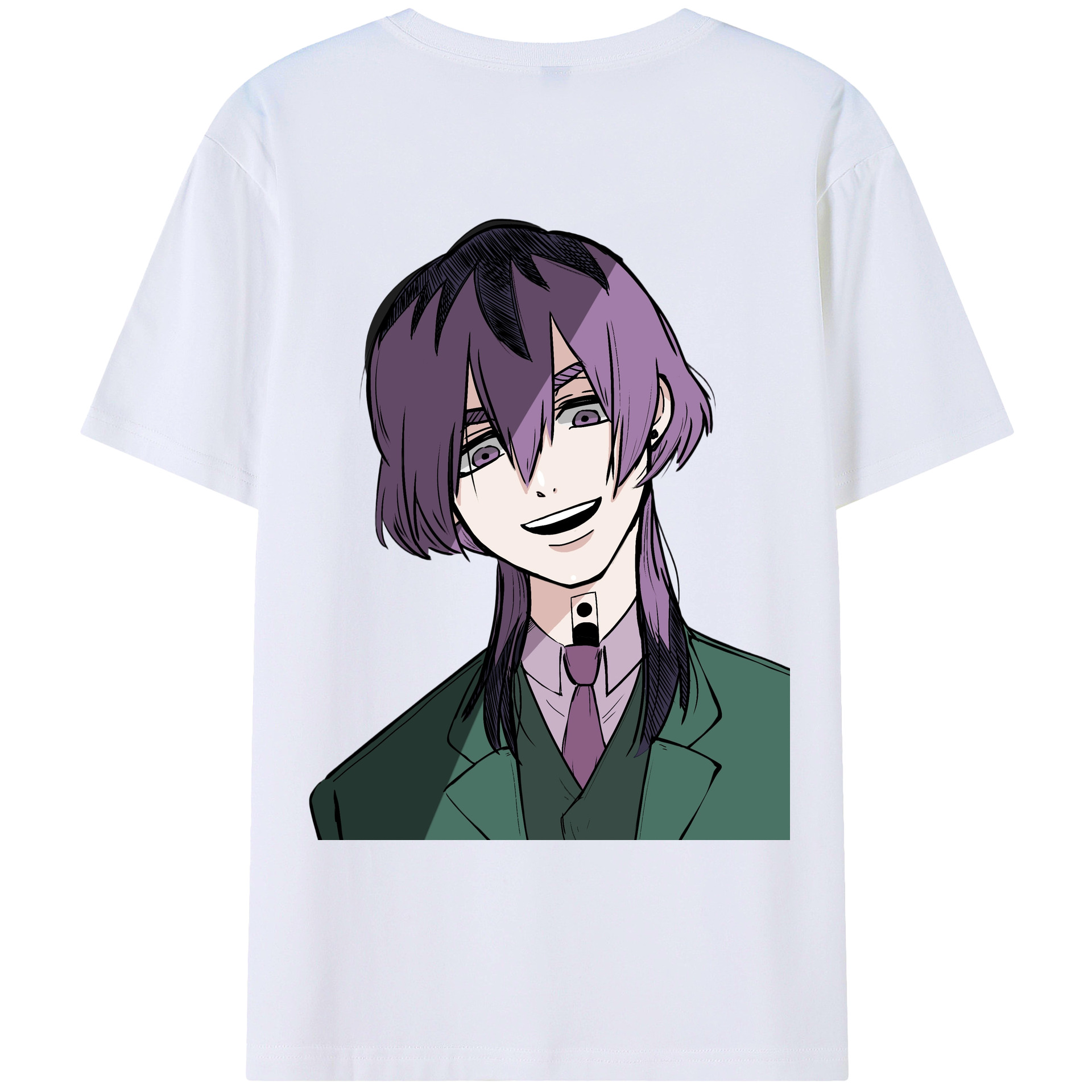 （画像用） 東京リベンジャーズ Tokyo Revengers 綿100％ メンズ半袖Tシャツ（バックプリント） 通気性