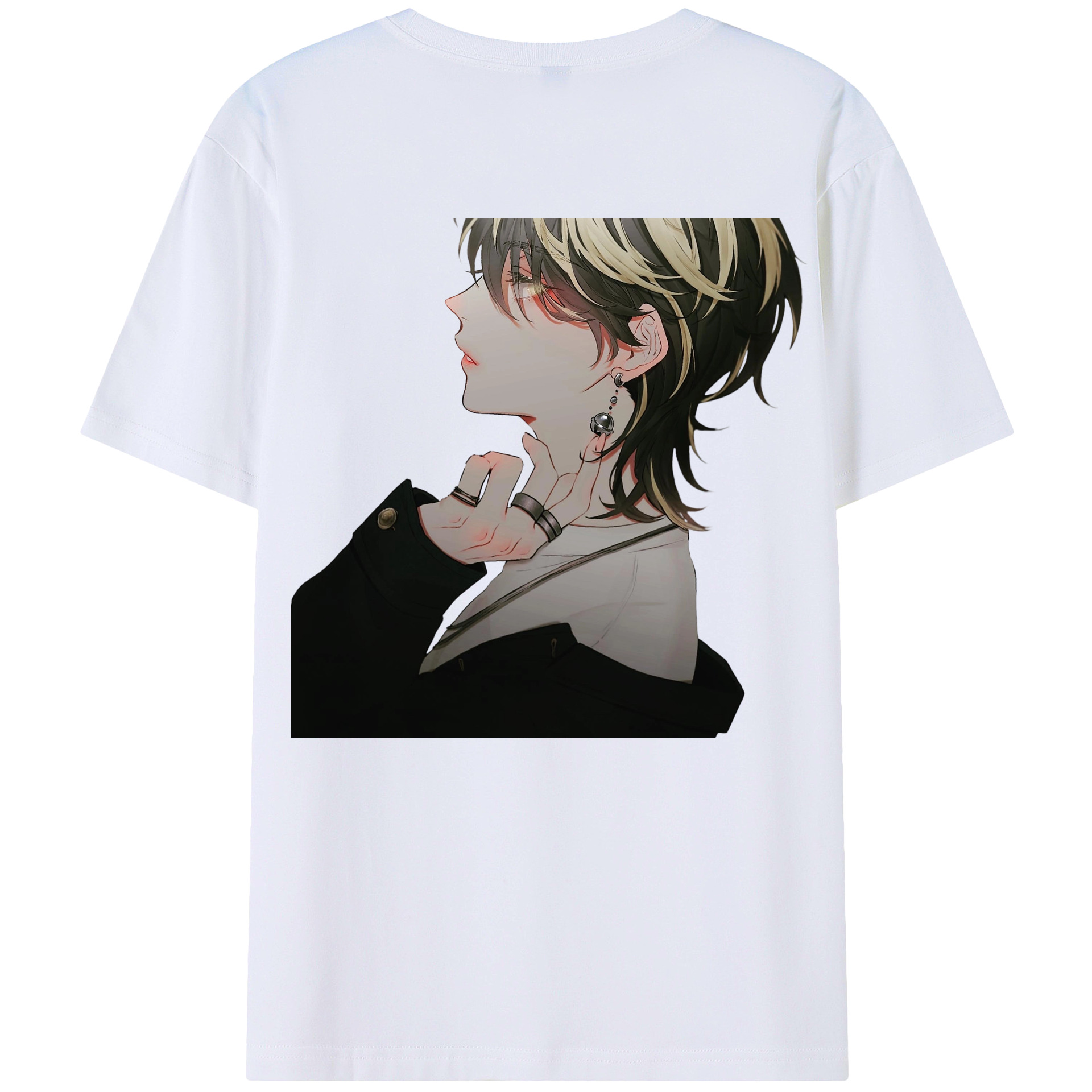 （画像用） 東京リベンジャーズ Tokyo Revengers 綿100％ メンズ半袖Tシャツ（バックプリント） 通気性