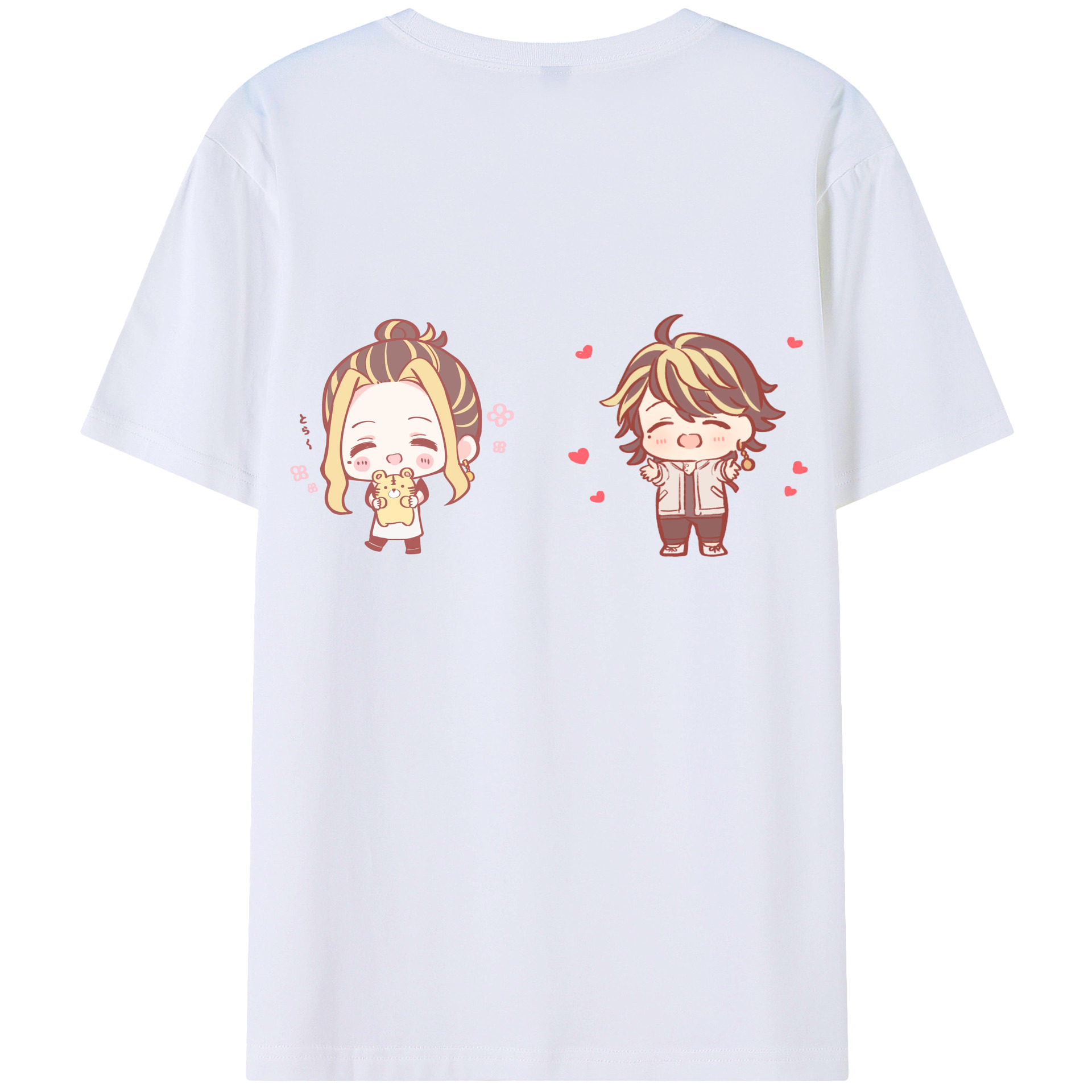 （画像用） 東京リベンジャーズ Tokyo Revengers 綿100％ メンズ半袖Tシャツ（バックプリント） 通気性