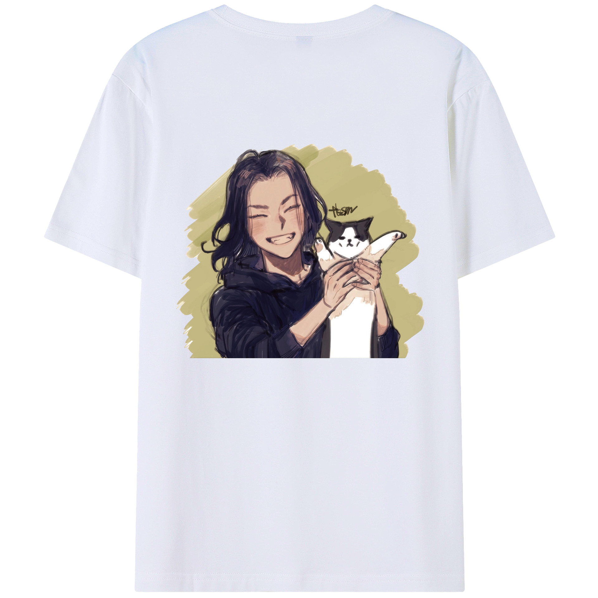 （画像用） 東京リベンジャーズ Tokyo Revengers 綿100％ メンズ半袖Tシャツ（バックプリント） 通気性