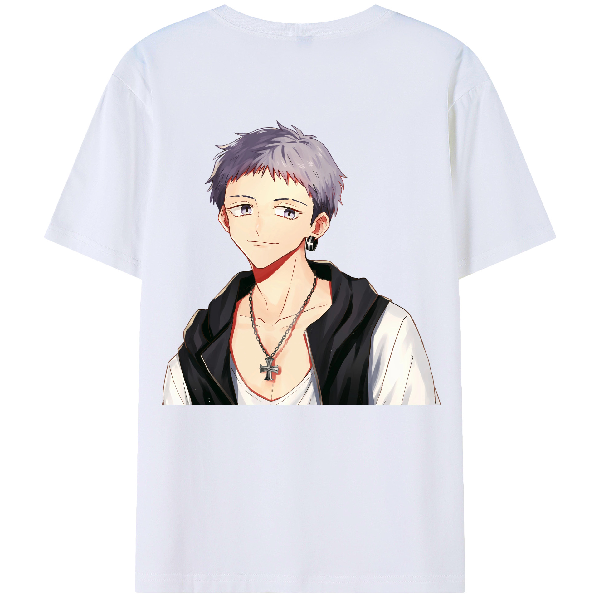 （画像用） 東京リベンジャーズ Tokyo Revengers 綿100％ メンズ半袖Tシャツ（バックプリント） 通気性