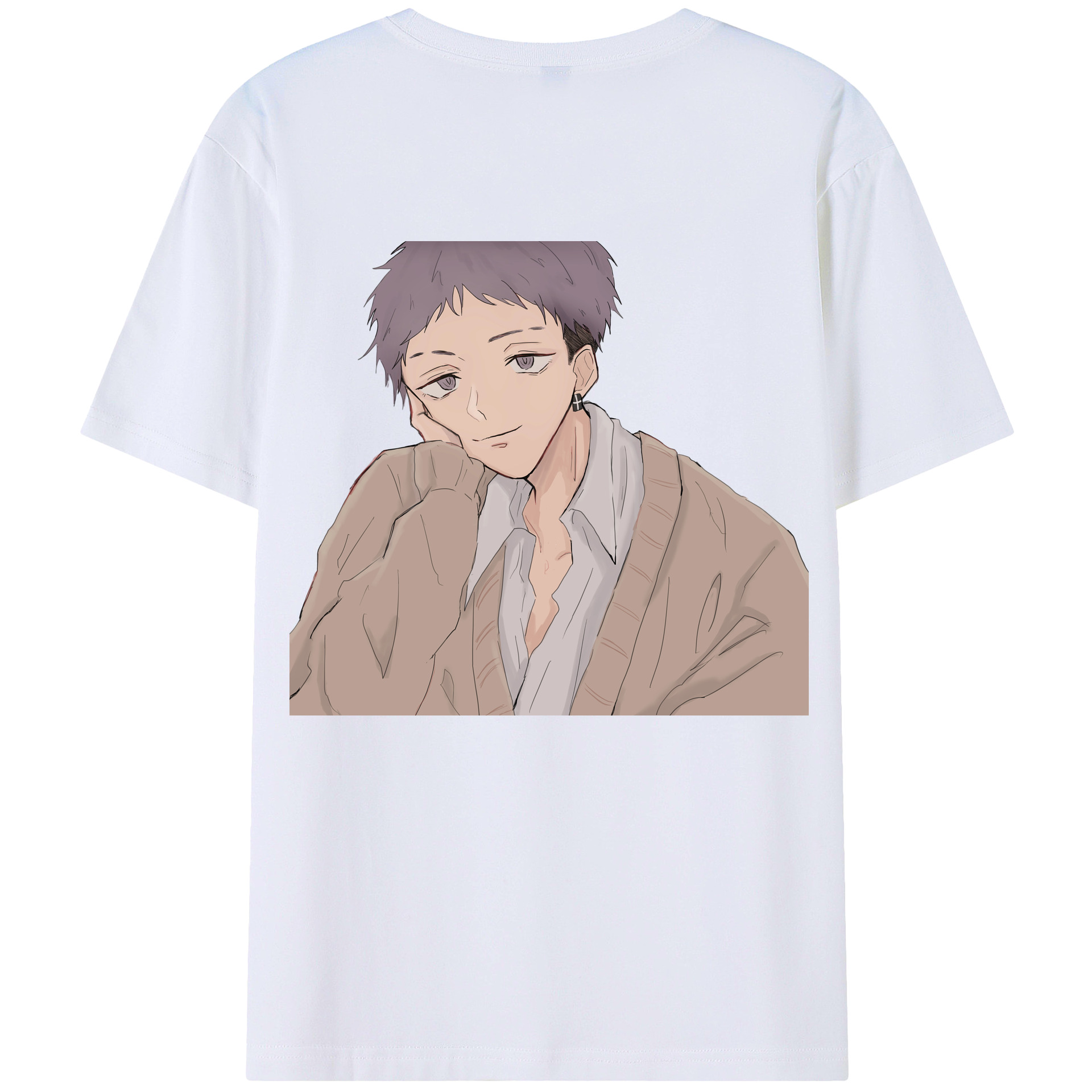 （画像用） 東京リベンジャーズ Tokyo Revengers 綿100％ メンズ半袖Tシャツ（バックプリント） 通気性