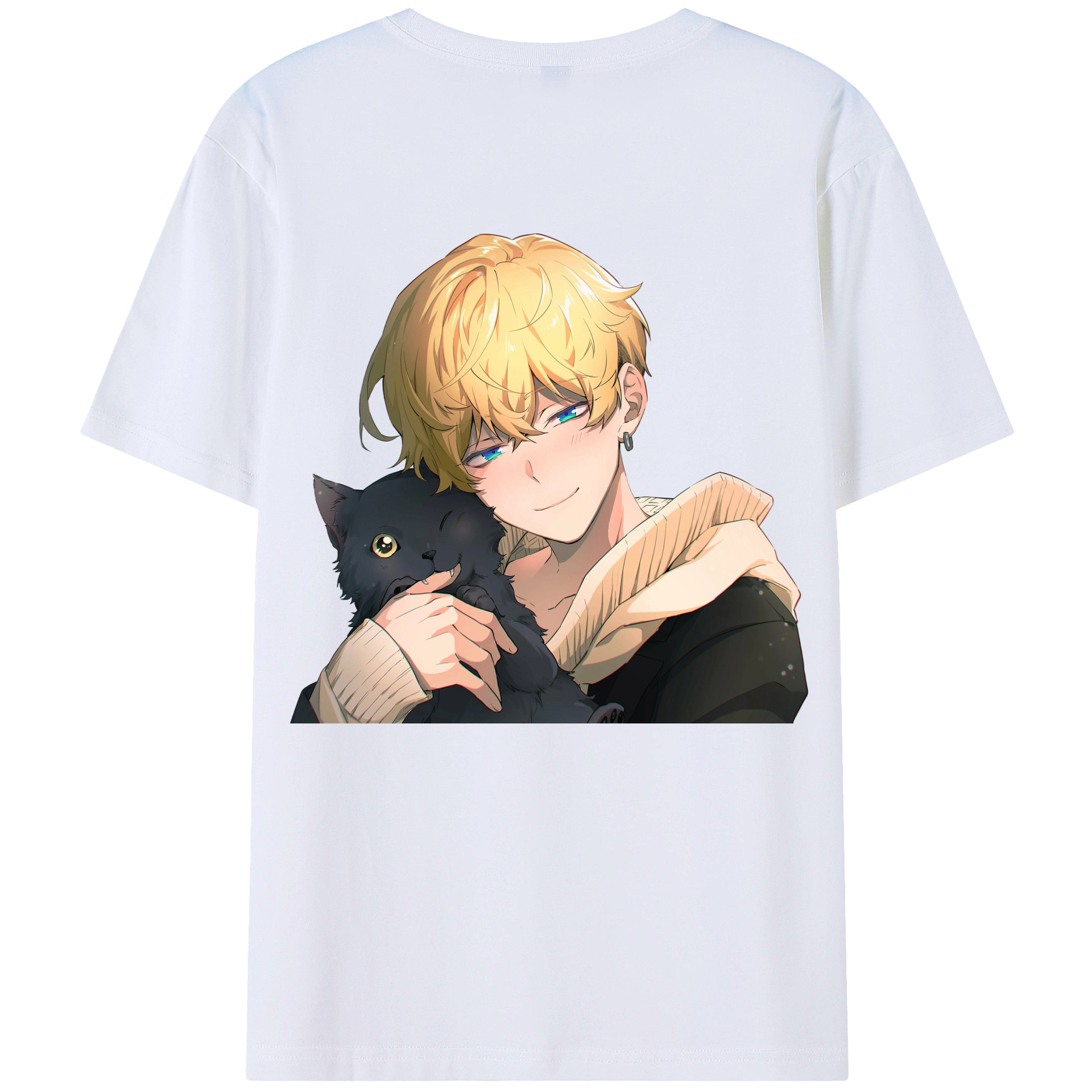 （画像用） 東京リベンジャーズ Tokyo Revengers 綿100％ メンズ半袖Tシャツ（バックプリント） 通気性