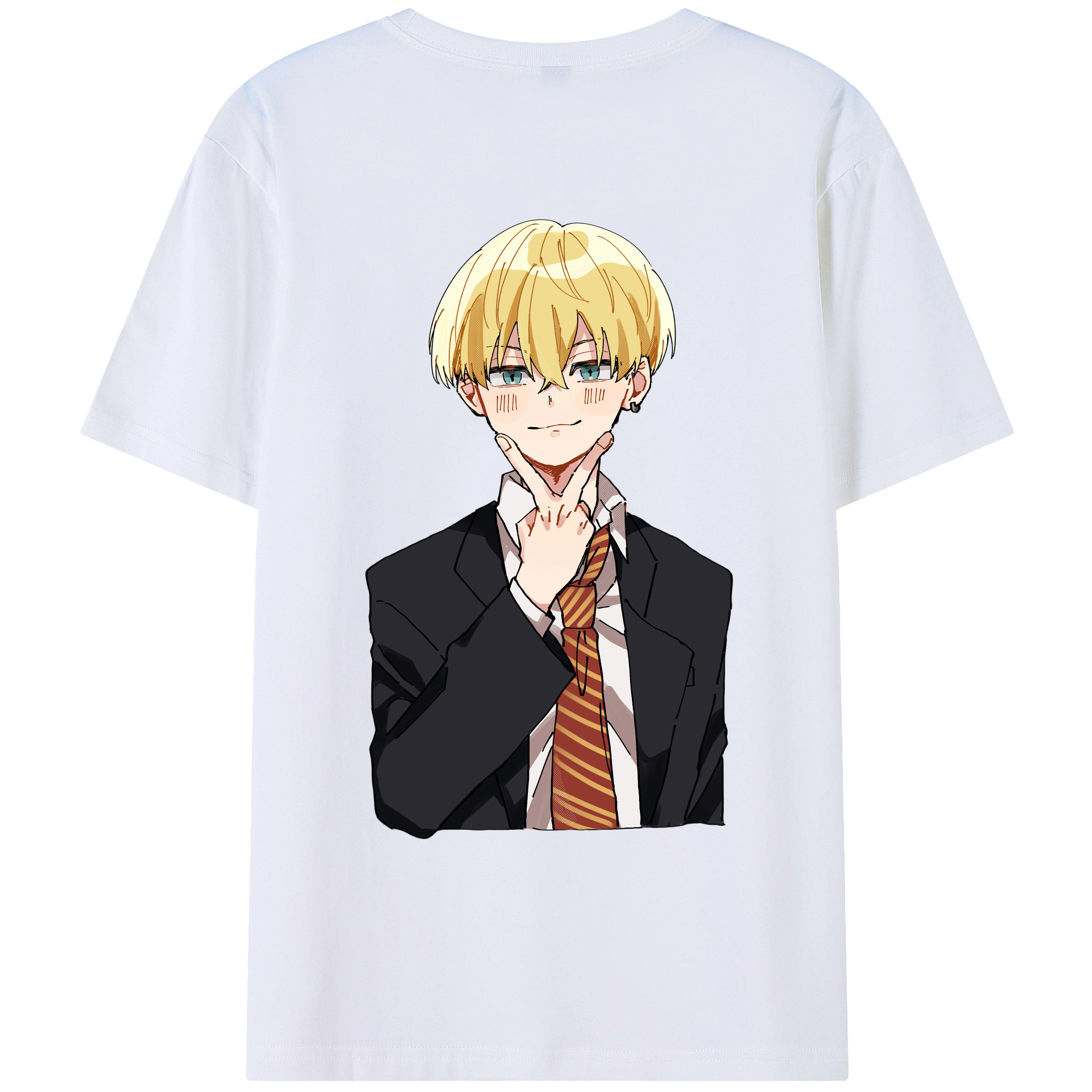 （画像用） 東京リベンジャーズ Tokyo Revengers 綿100％ メンズ半袖Tシャツ（バックプリント） 通気性