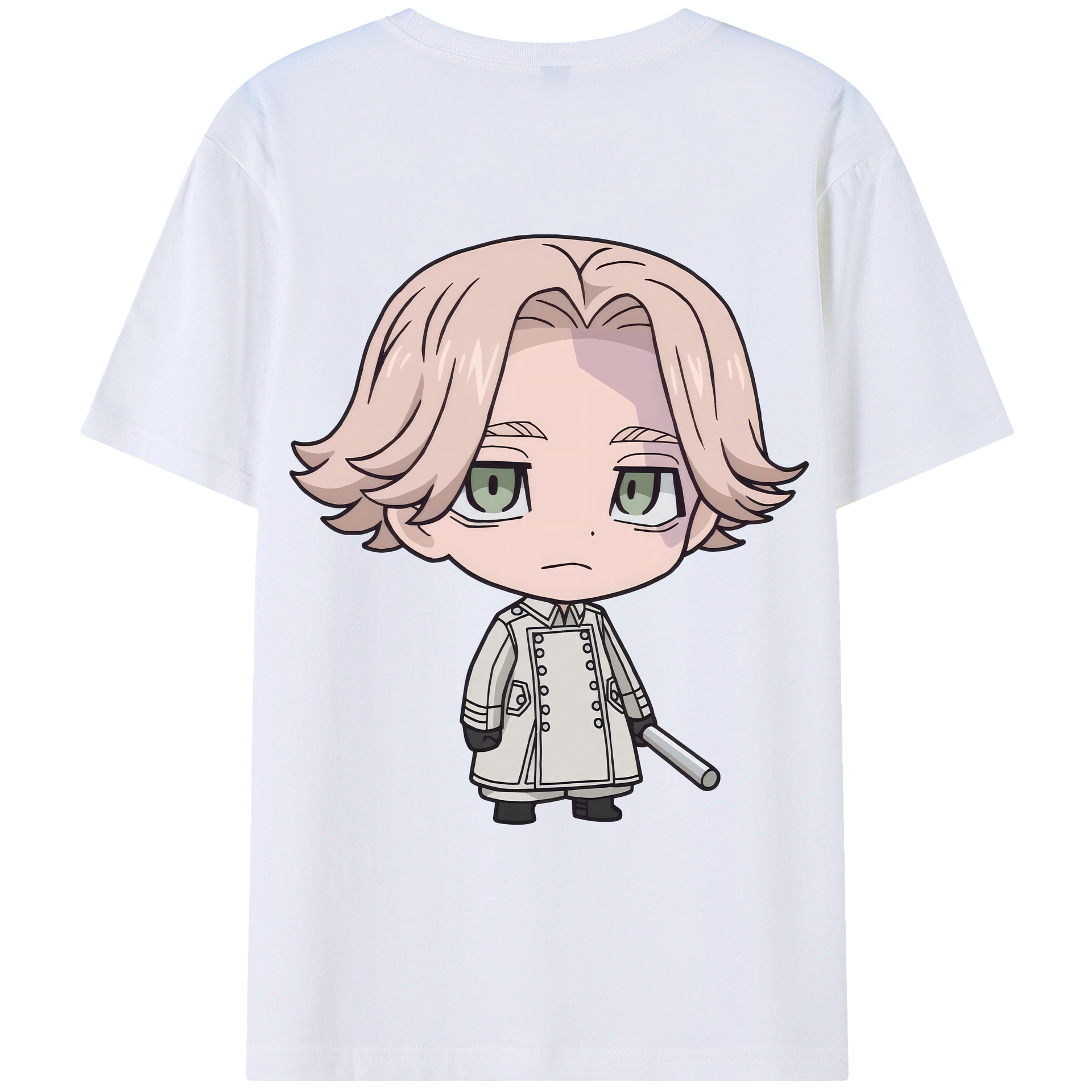 （画像用） 東京リベンジャーズ Tokyo Revengers 綿100％ メンズ半袖Tシャツ（バックプリント） 通気性