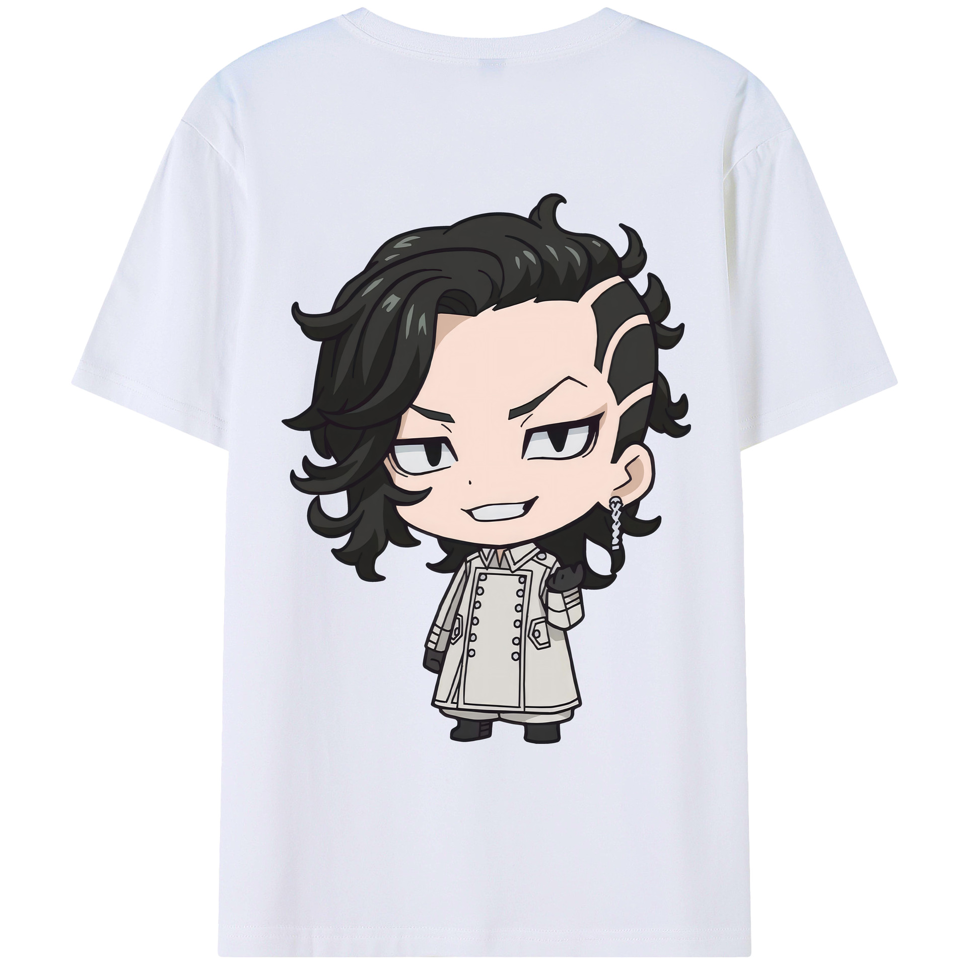 （画像用） 東京リベンジャーズ Tokyo Revengers 綿100％ メンズ半袖Tシャツ（バックプリント） 通気性