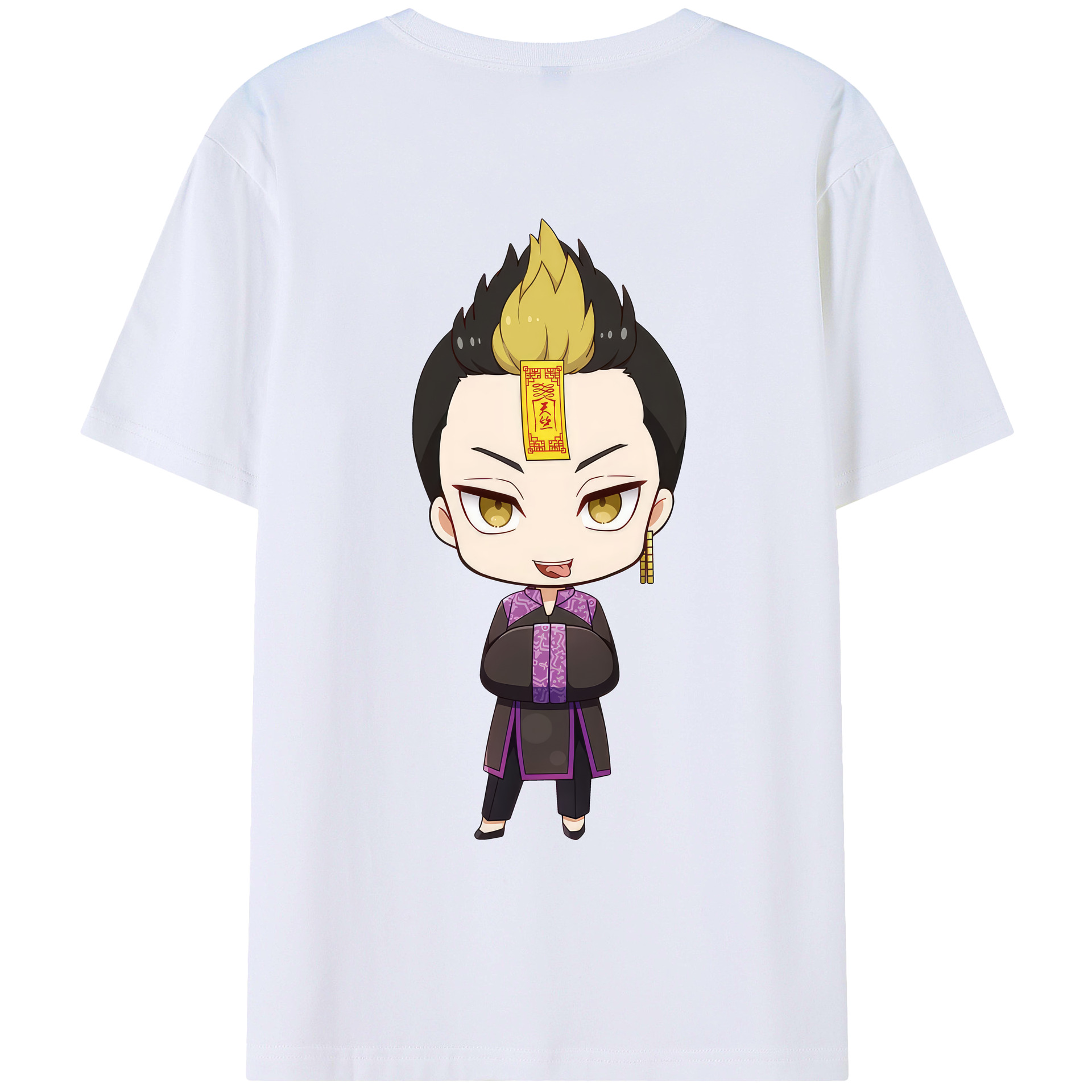 （画像用） 東京リベンジャーズ Tokyo Revengers 綿100％ メンズ半袖Tシャツ（バックプリント） 通気性