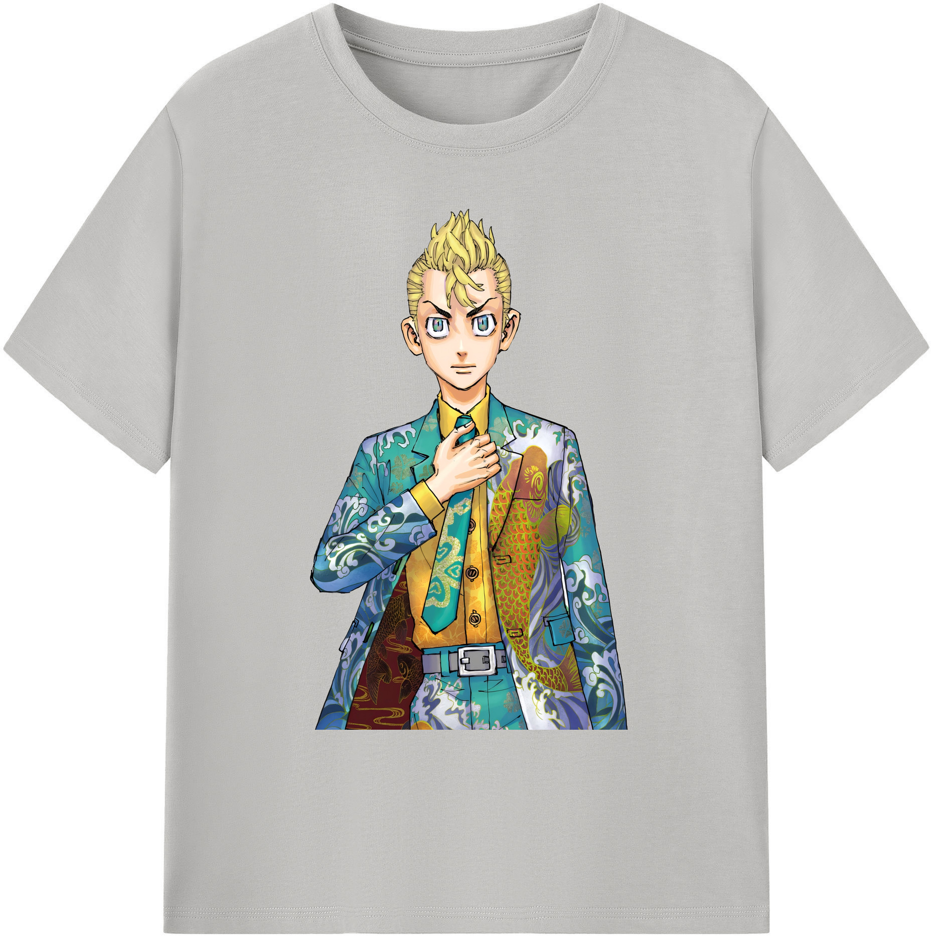 （画像用） 東京リベンジャーズ Tokyo Revengers 綿100％ メンズ半袖Tシャツ｜肌触りやわらか＆通気性